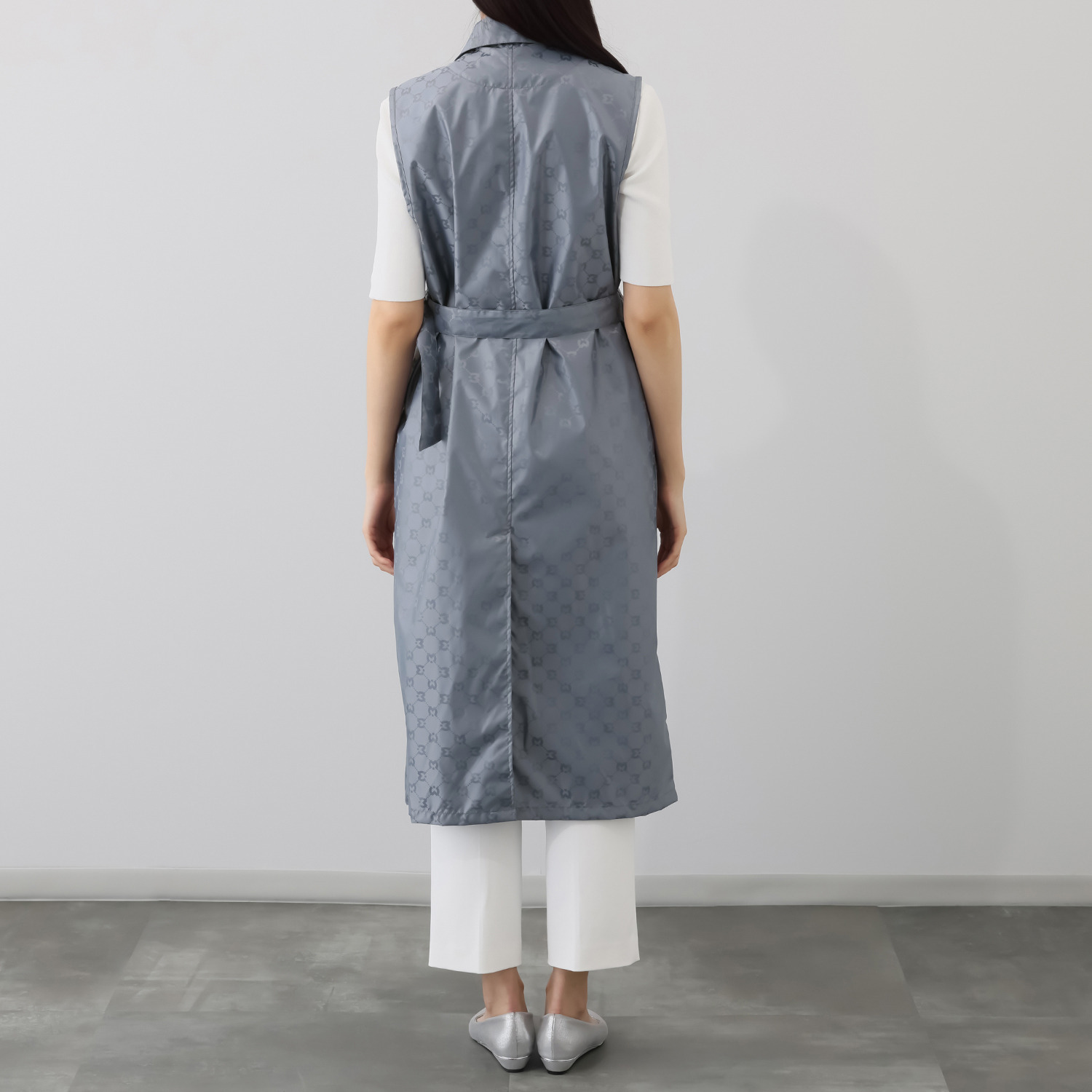 ミラ・ショーン ロゴジャガード テーラード レインジレ