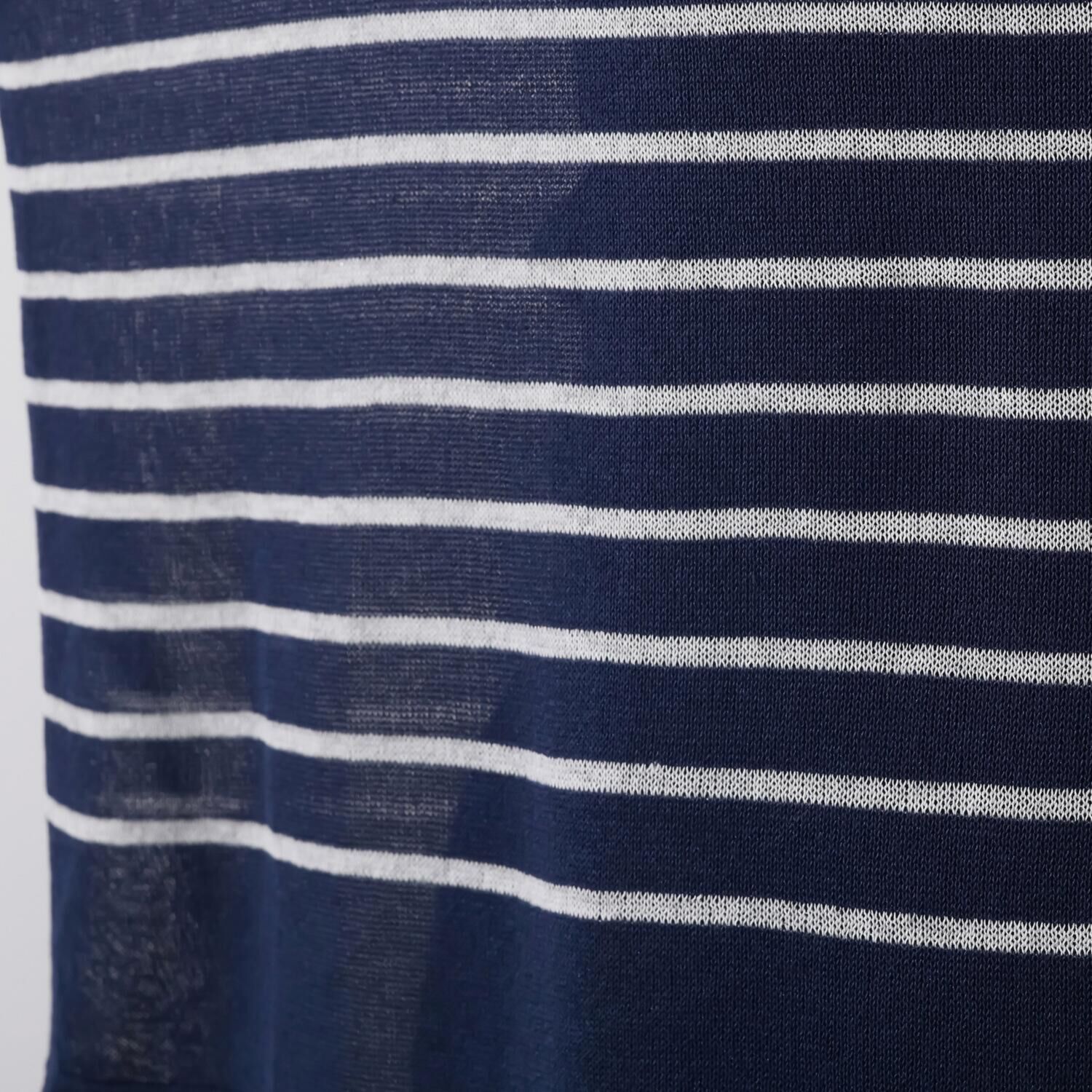 ソアージュ イタリア　カーサ・デル・ フィラート社製糸使用 シアーで上品な煌めき 八分袖プルオーバー