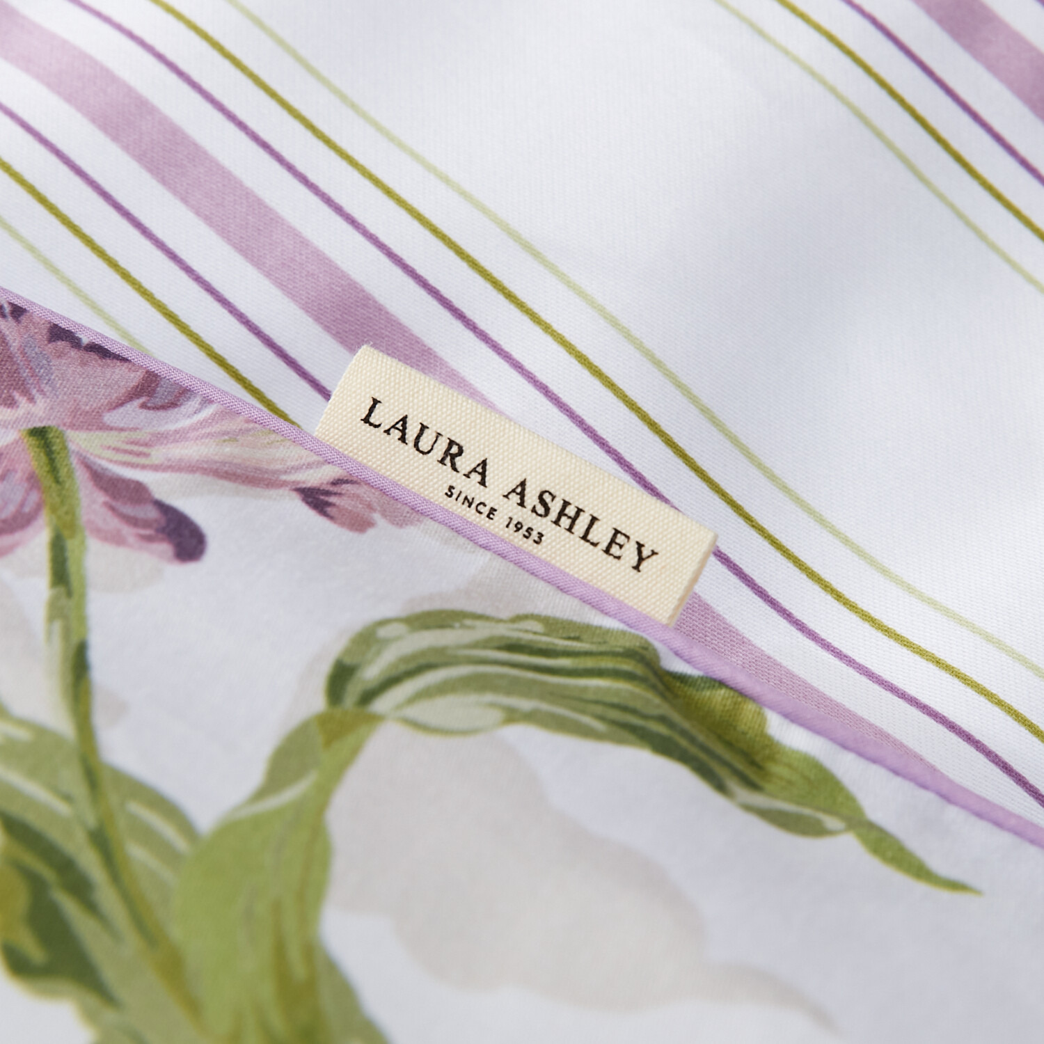 ローラアシュレイ ゴスフォード コットン１００％サテン 掛けふとんカバー＜ダブル＞