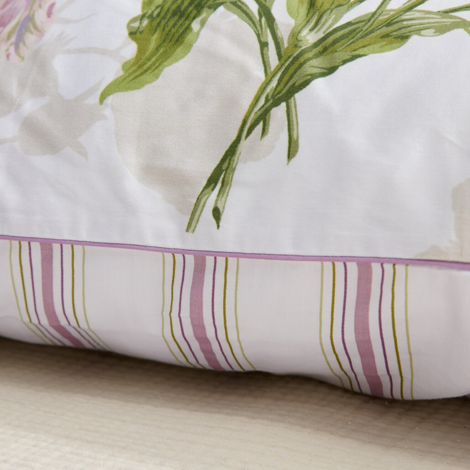 ローラアシュレイ ゴスフォード コットン１００％サテン ピローケース