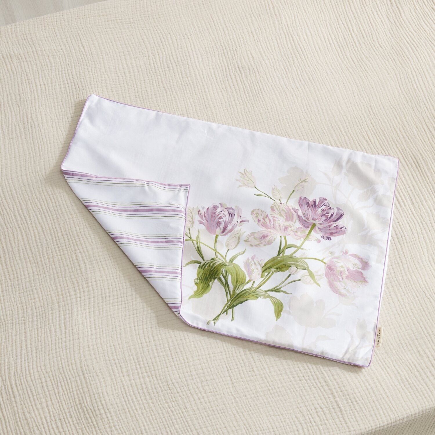 ローラアシュレイ ゴスフォード コットン１００％サテン ピローケース