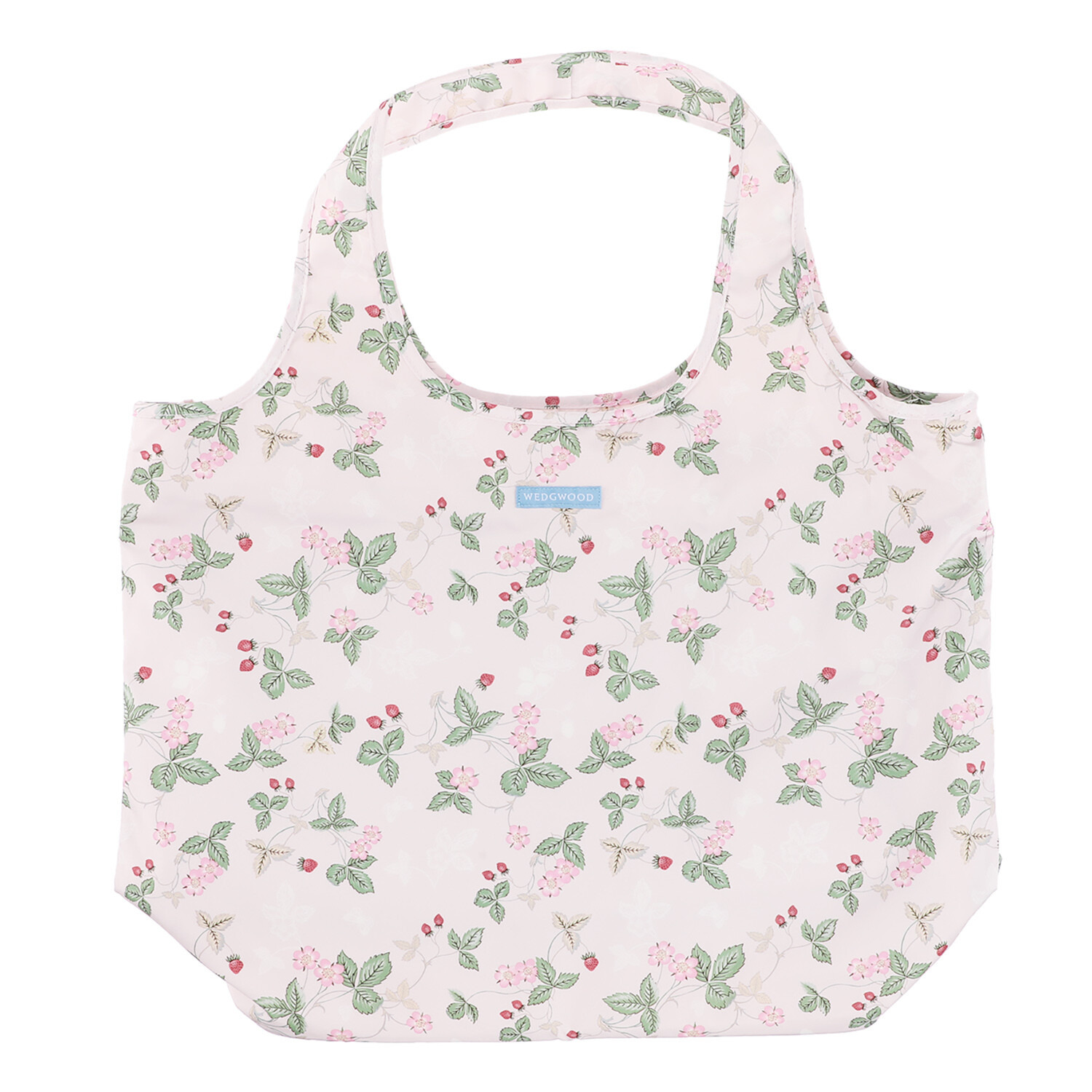ウェッジウッド ワイルドストロベリー はっ水生地使用 仕分け機能＆底板付き 保冷ポケッタブルバッグ