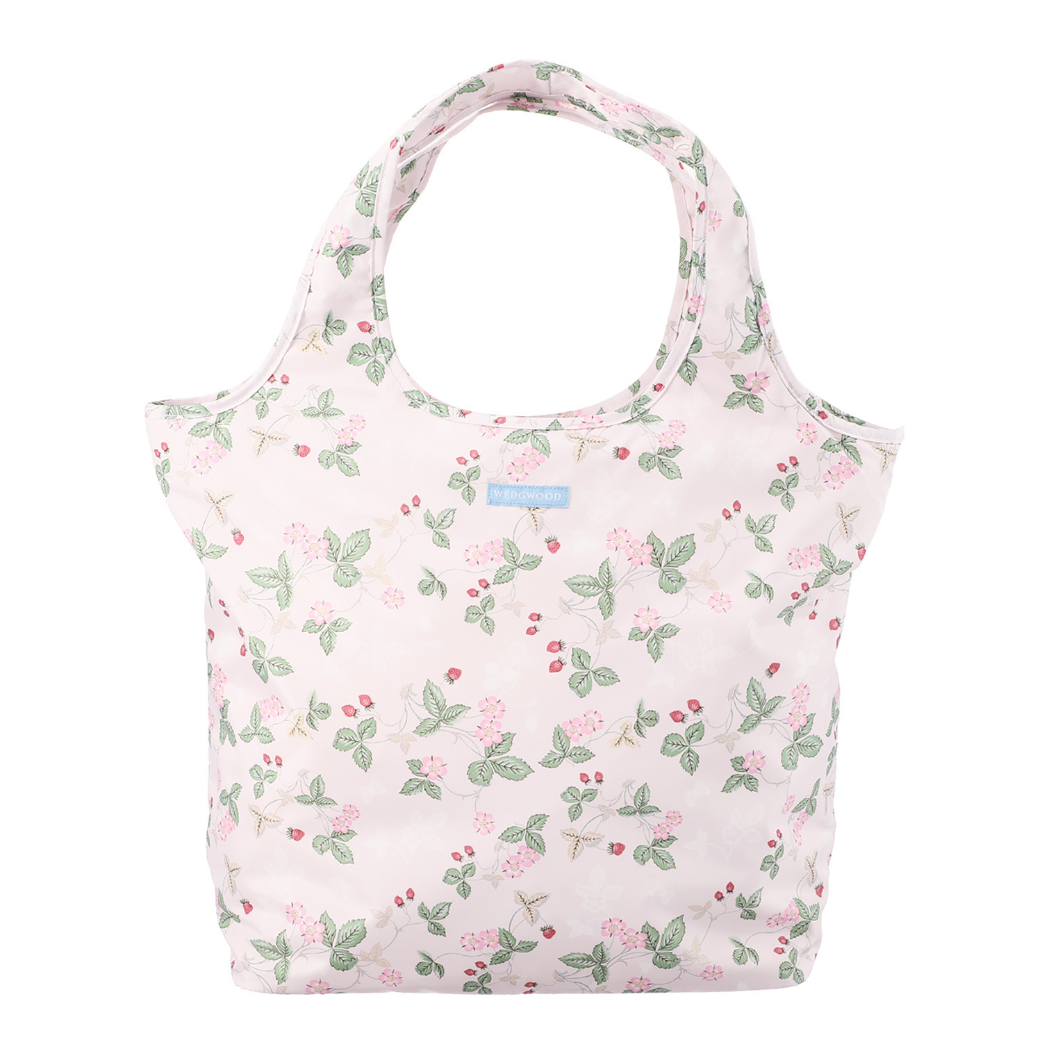 ウェッジウッド ワイルドストロベリー はっ水生地使用 仕分け機能＆底板付き 保冷ポケッタブルバッグ