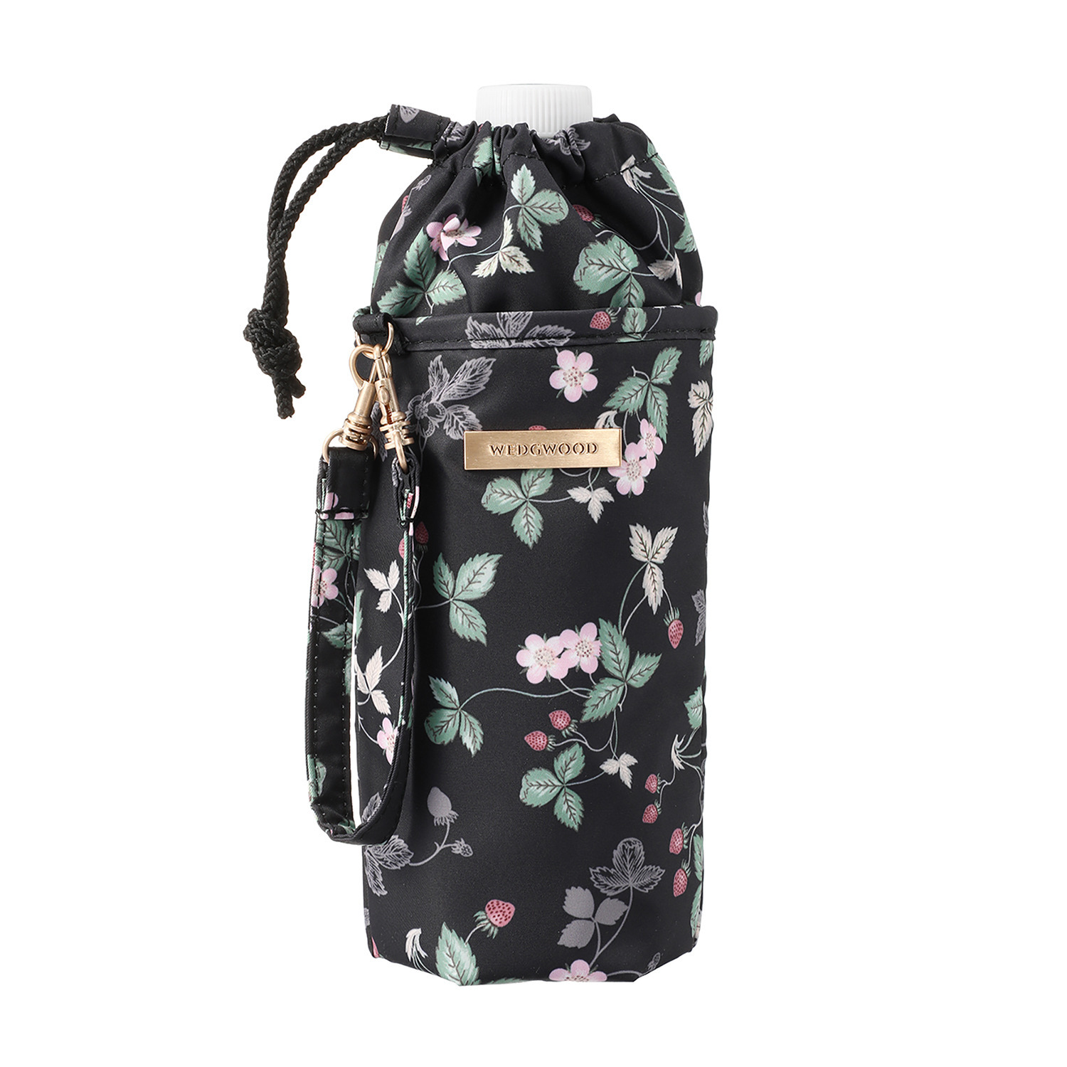 ウェッジウッド ワイルドストロベリー はっ水生地使用 ショルダーストラップ付 ボトルホルダー