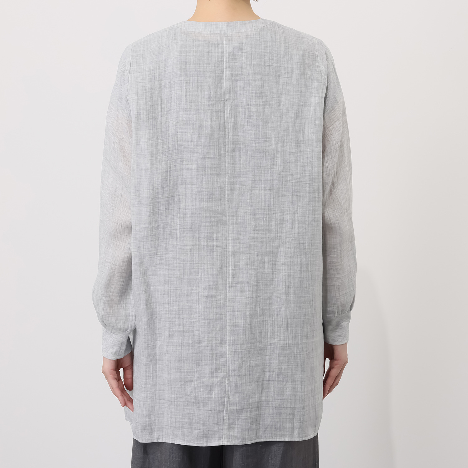 レア　ジェム プレミアムラミーの 極上の涼しさを纏う カーデジャケット