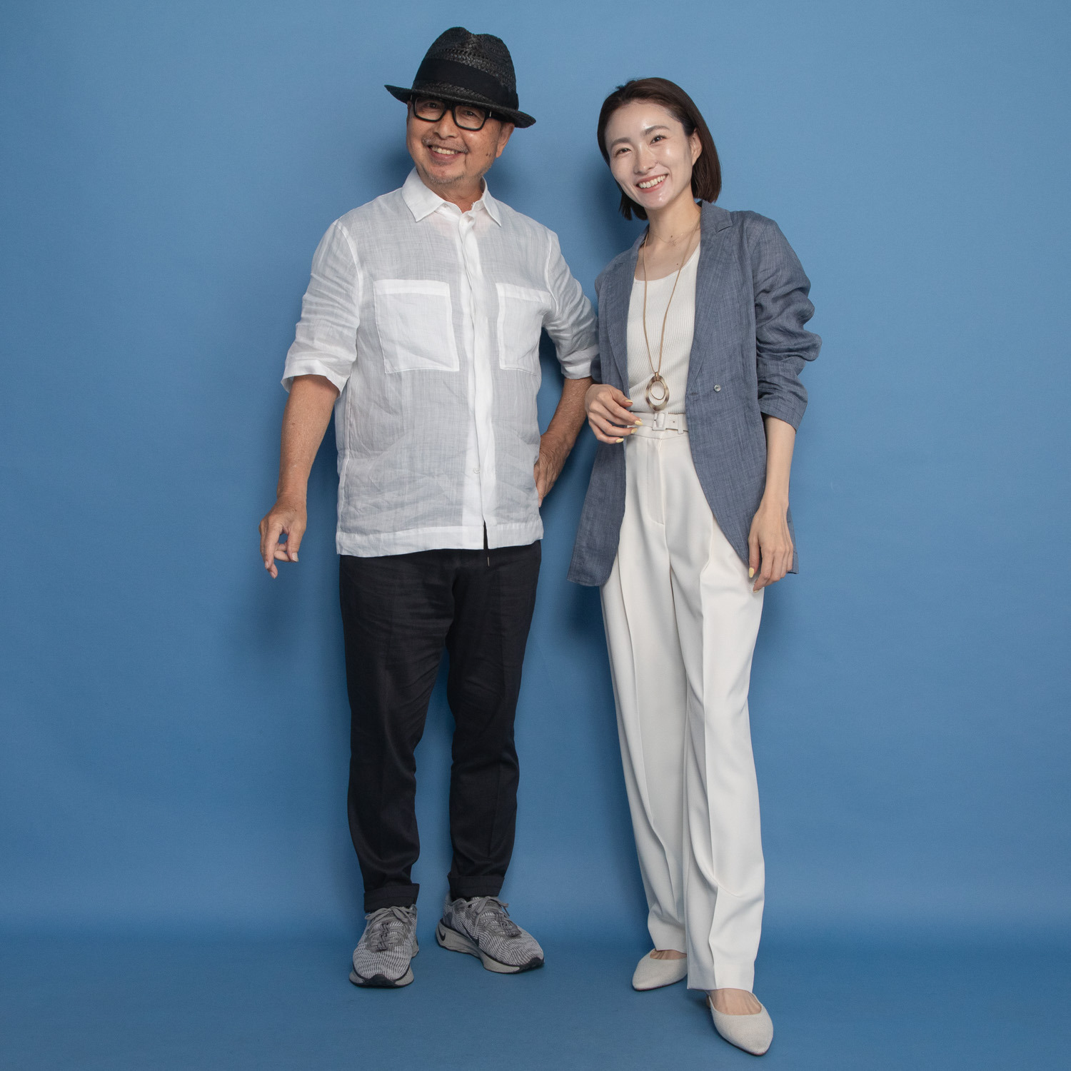 レア　ジェム プレミアムラミーの 涼しさを纏う 仕立て映えジャケット