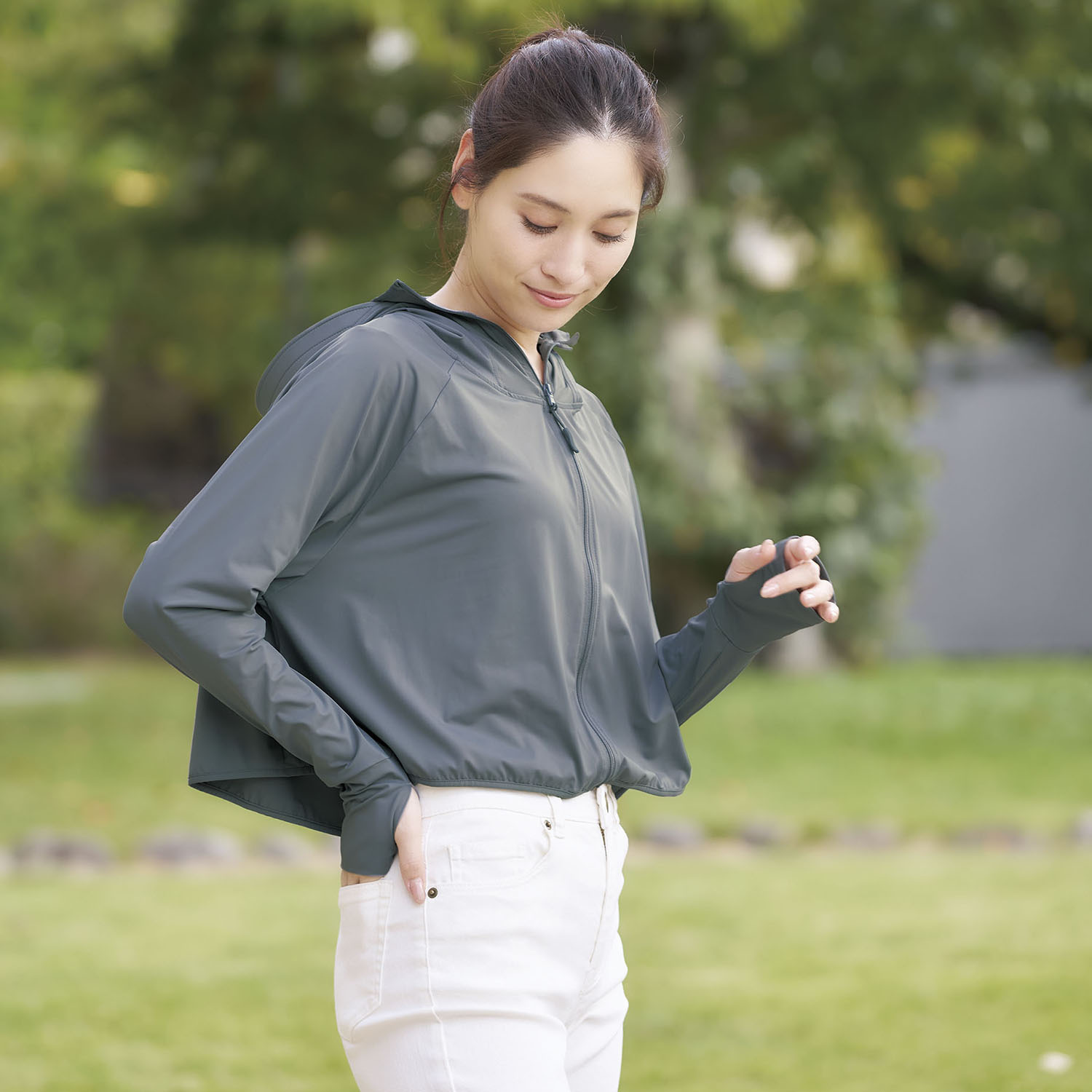 夏にうれしい 便利なアイテム サンブロックラボ 爽壁 フェイスガード ＵＶパーカー