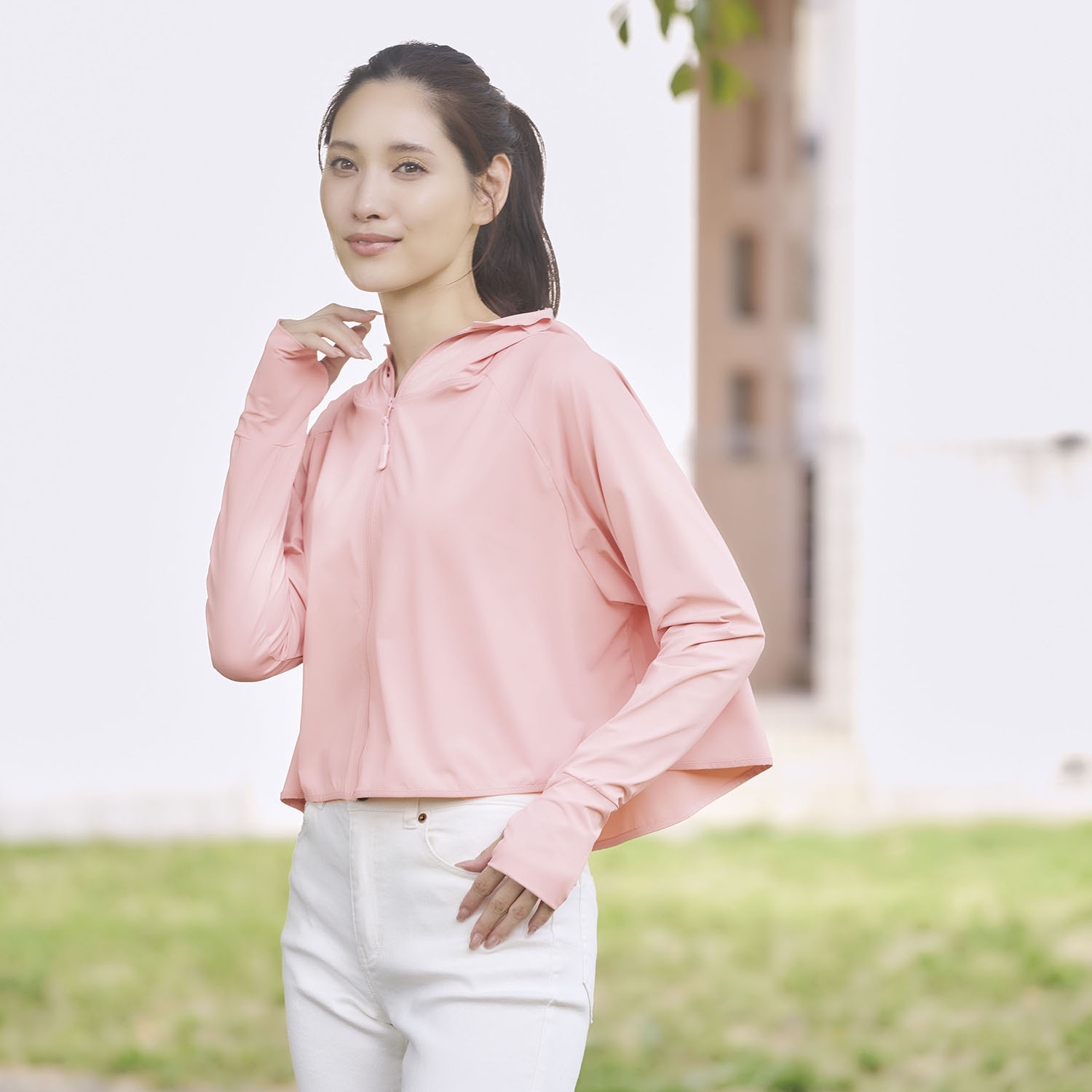 夏にうれしい 便利なアイテム サンブロックラボ 爽壁 フェイスガード ＵＶパーカー