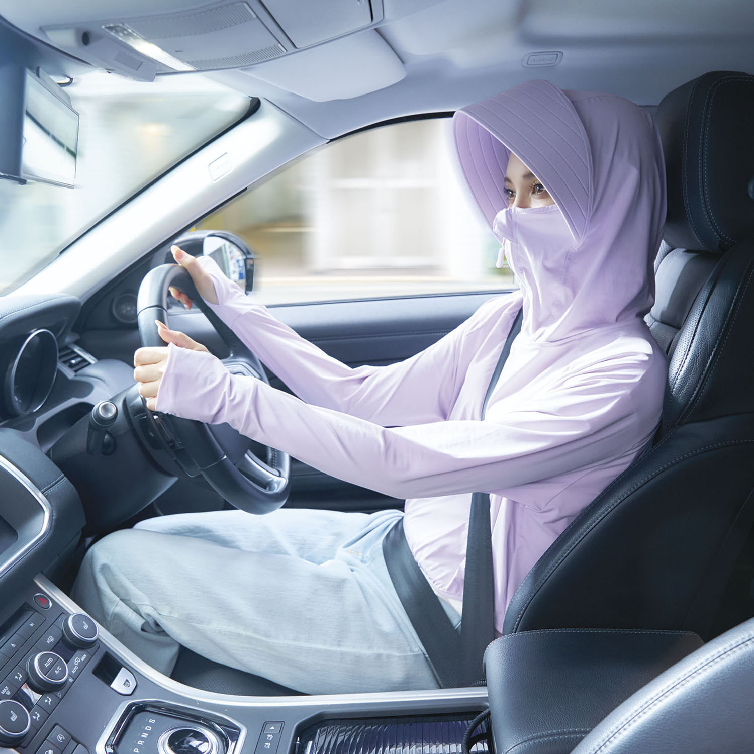 夏にうれしい 便利なアイテム サンブロックラボ 爽壁 フェイスガード ＵＶパーカー