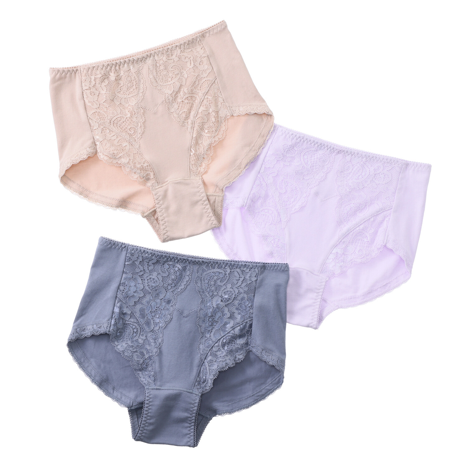 スッキリｅショーツ 綿混ショーツ ３枚セット