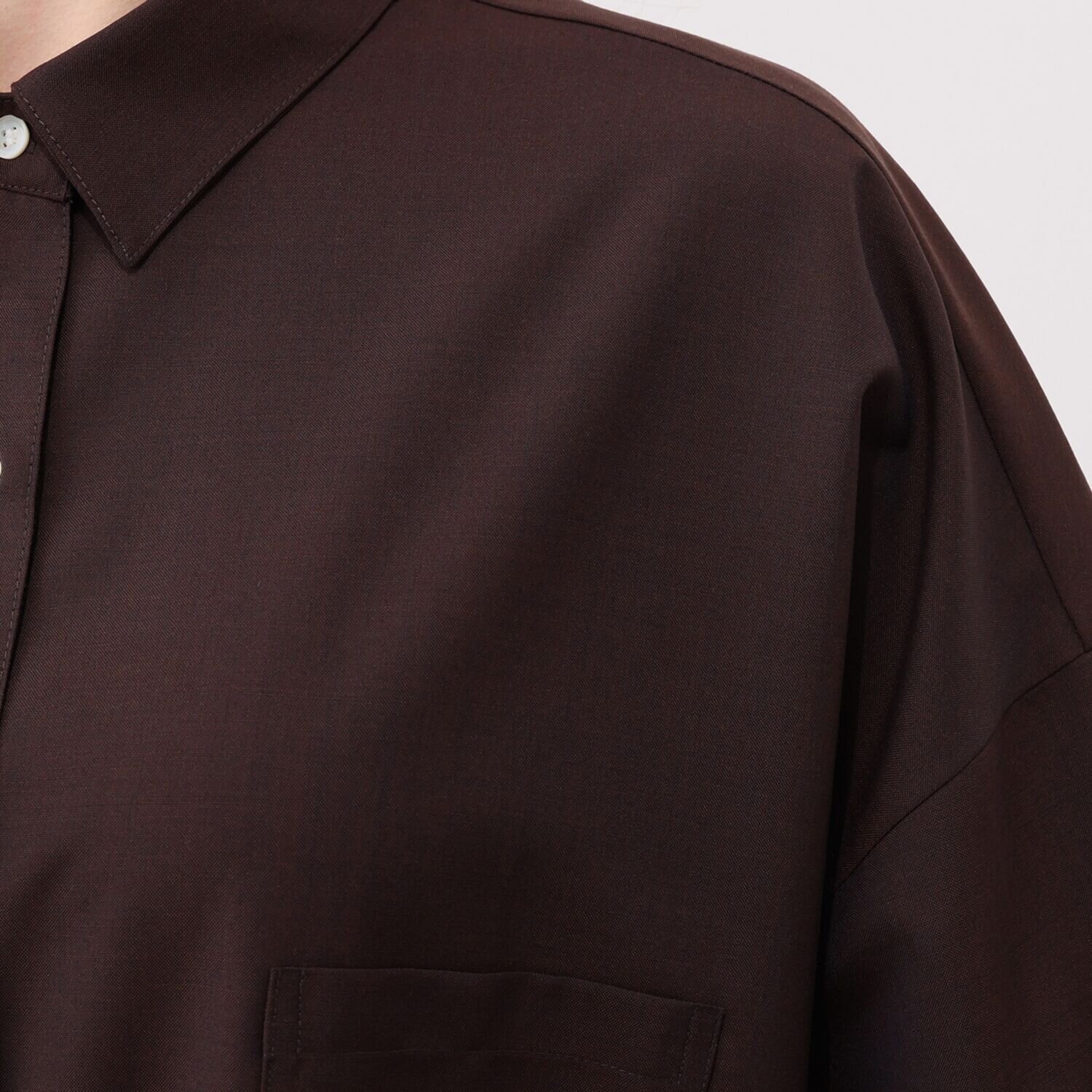 メリオン オーストラリア産 メリノウール混 シルキーソフトタッチ ３６０度美しいシャツ