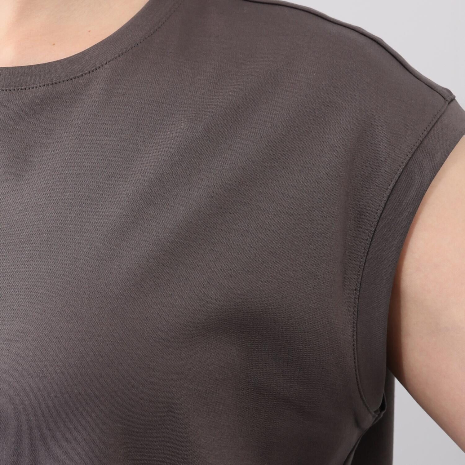 メリオン プラチナダブルコットン 美しい光沢・至福のタッチ 軽やかなフレンチスリーブ プルオーバー