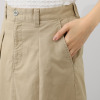ホープナチュラル ピマコットン混 チノストレッチ タックスカート
