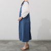 シュガーデプト リヨセルデニム サロペット風 ジャンパースカート
