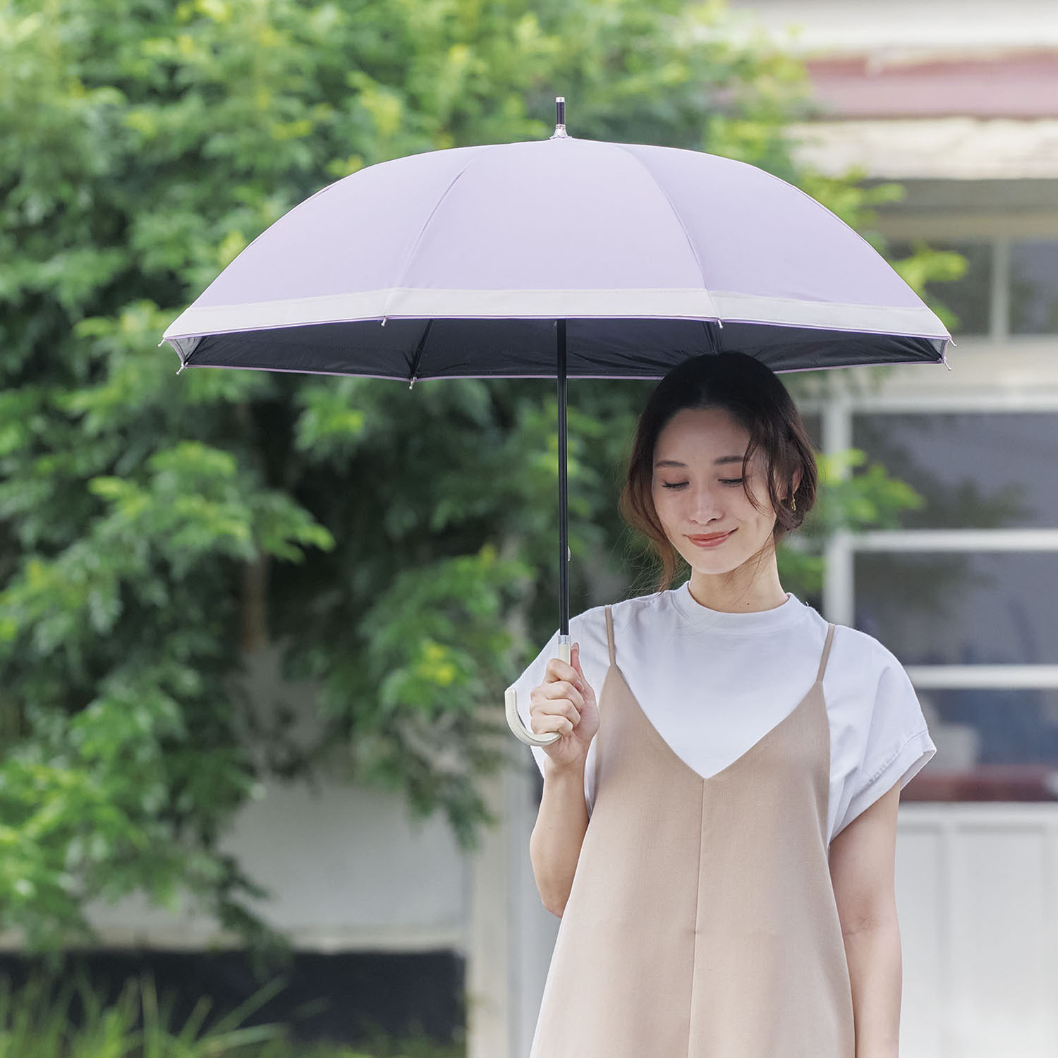 サンブロックラボ 遮夏クール晴雨兼用傘 ロング