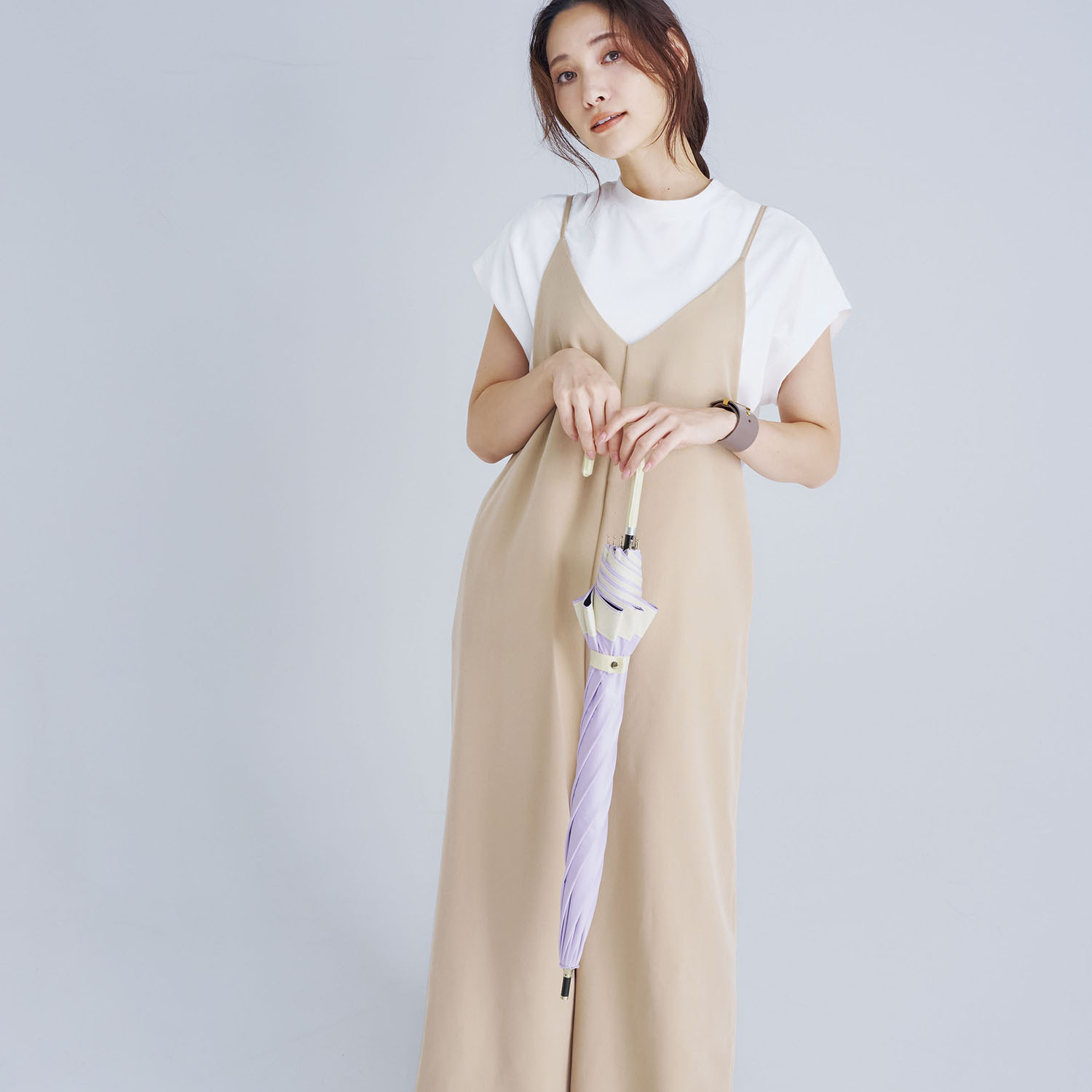 サンブロックラボ 遮夏クール晴雨兼用傘 ロング