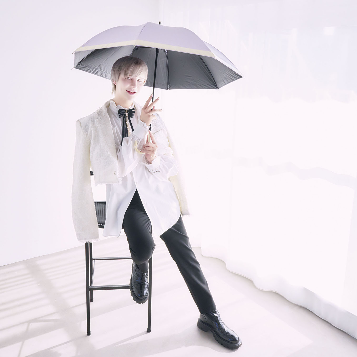 サンブロックラボ 遮夏クール晴雨兼用傘 ロング