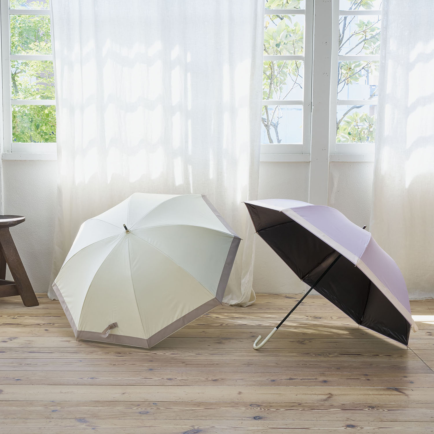 サンブロックラボ 遮夏クール晴雨兼用傘 ロング