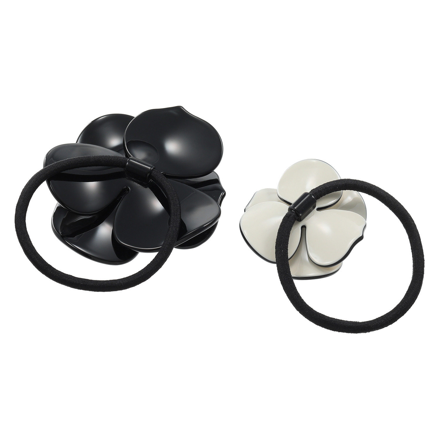 エスアンドアール アップヘアを際立たせる 大人のカメリアモティーフ ポニーセット