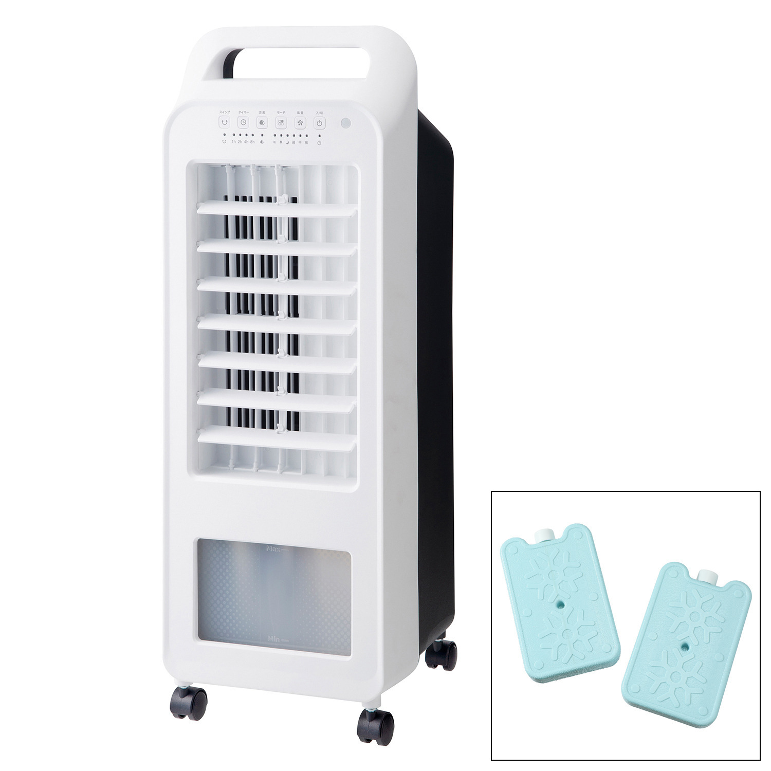 スリーアップ “水のチカラ”で 自然な涼風を送る冷風扇 エアクールファン 保冷タンク２個特別セット ＲＦ−Ｔ２４１９