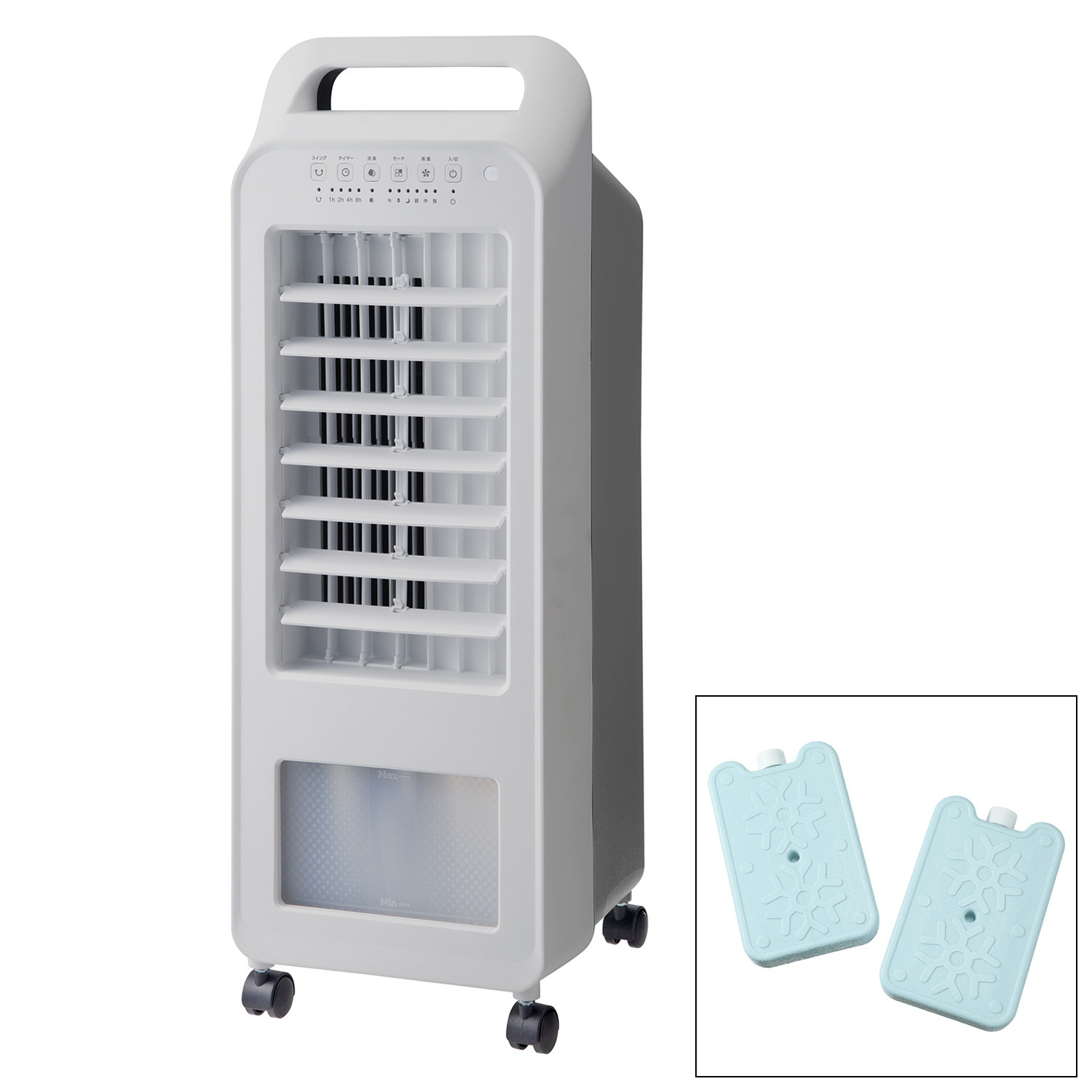 スリーアップ “水のチカラ”で 自然な涼風を送る冷風扇 エアクールファン 保冷タンク２個特別セット ＲＦ−Ｔ２４１９