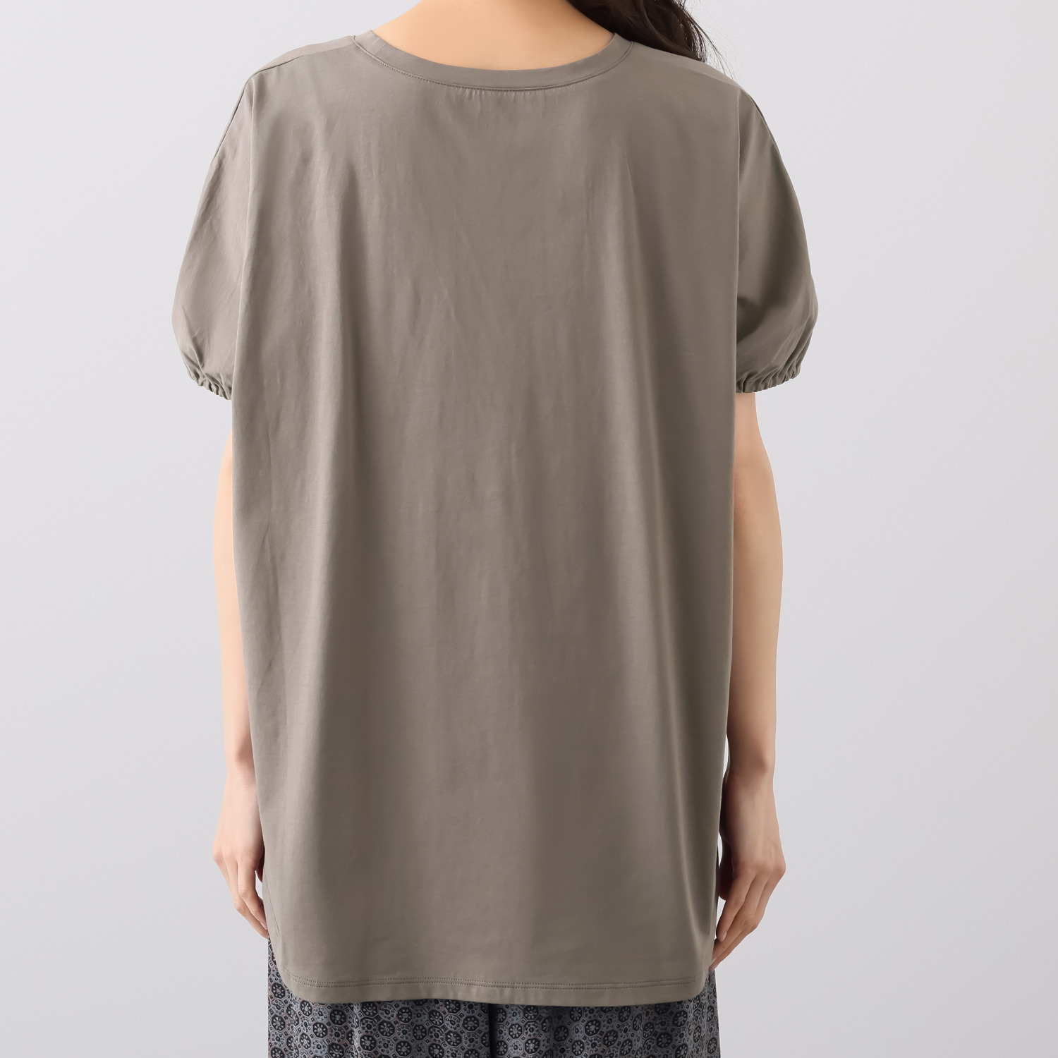 アリュメット 箔プリント カットソープルオーバー