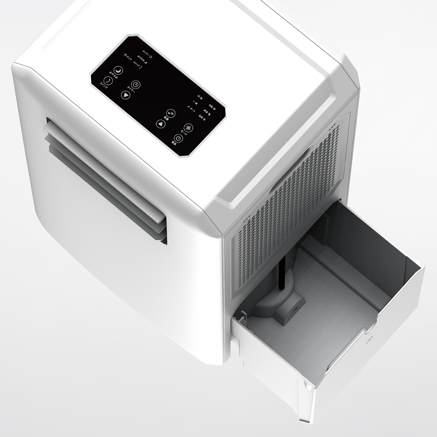 工事・排気ホース不要＆ 移動もラクラク！ 冷風・送風・除湿の １台３役！ ハイブリッド式排熱レス スポットエアクーラー ＤＬ−Ｔ２５０１