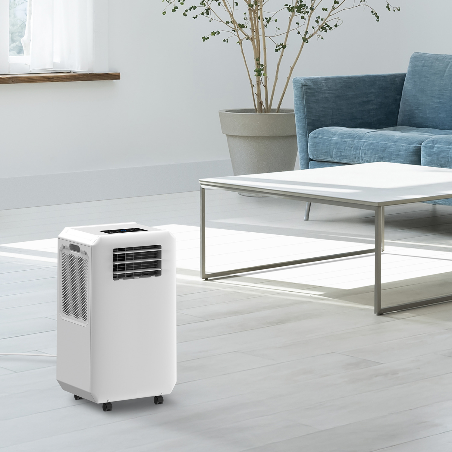 工事・排気ホース不要＆ 移動もラクラク！ 冷風・送風・除湿の １台３役！ ハイブリッド式排熱レス スポットエアクーラー ＤＬ−Ｔ２５０１