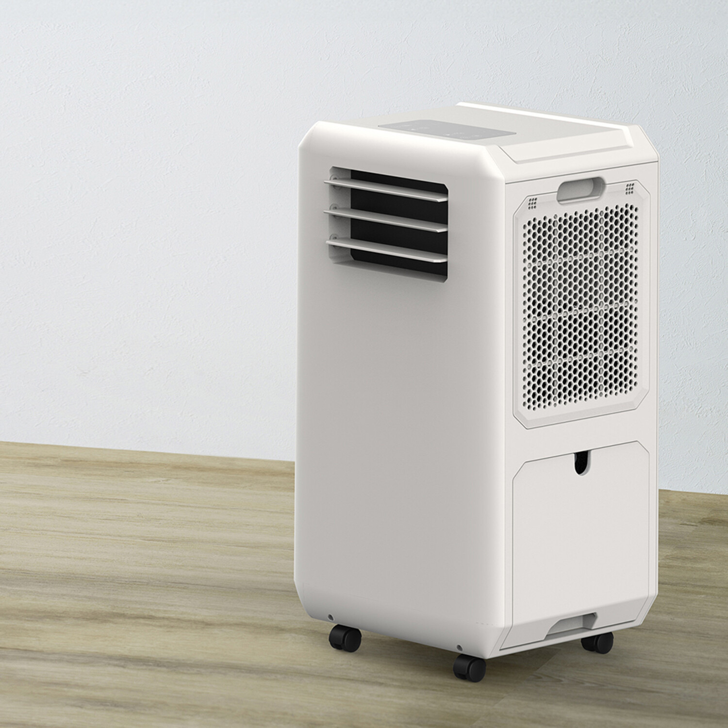 工事・排気ホース不要＆ 移動もラクラク！ 冷風・送風・除湿の １台３役！ ハイブリッド式排熱レス スポットエアクーラー ＤＬ−Ｔ２５０１