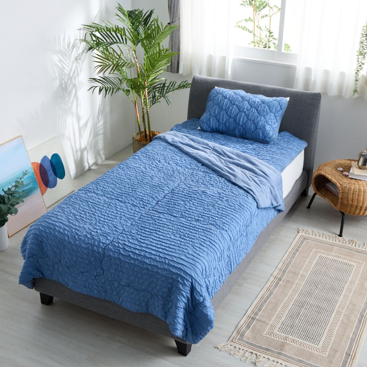 モリリン ＳＯ−ＭＡ リバーシブル肌掛けふとん ＜ダブル＞