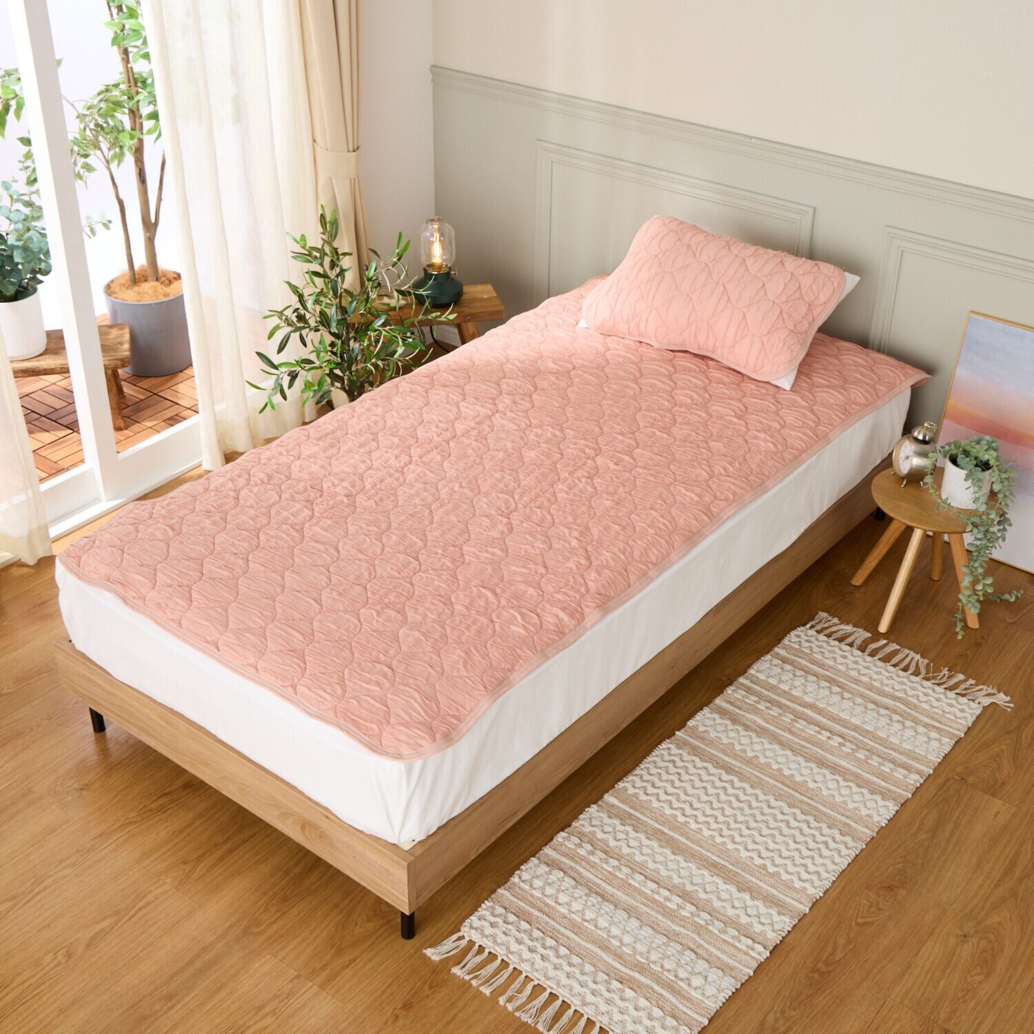 モリリン ＳＯ−ＭＡ リバーシブル敷きパッド ＜シングル＞