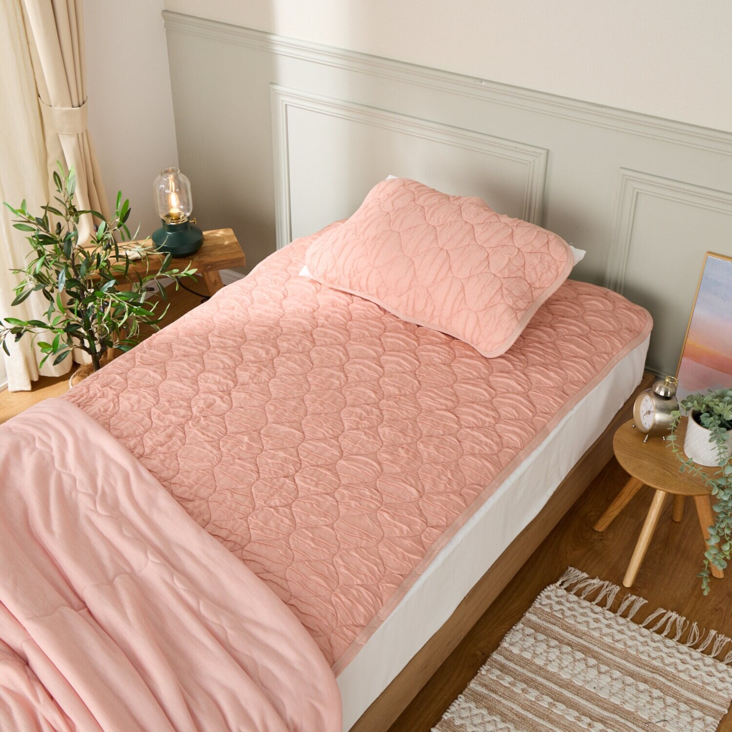 モリリン ＳＯ−ＭＡ リバーシブル敷きパッド ＜ダブル＞