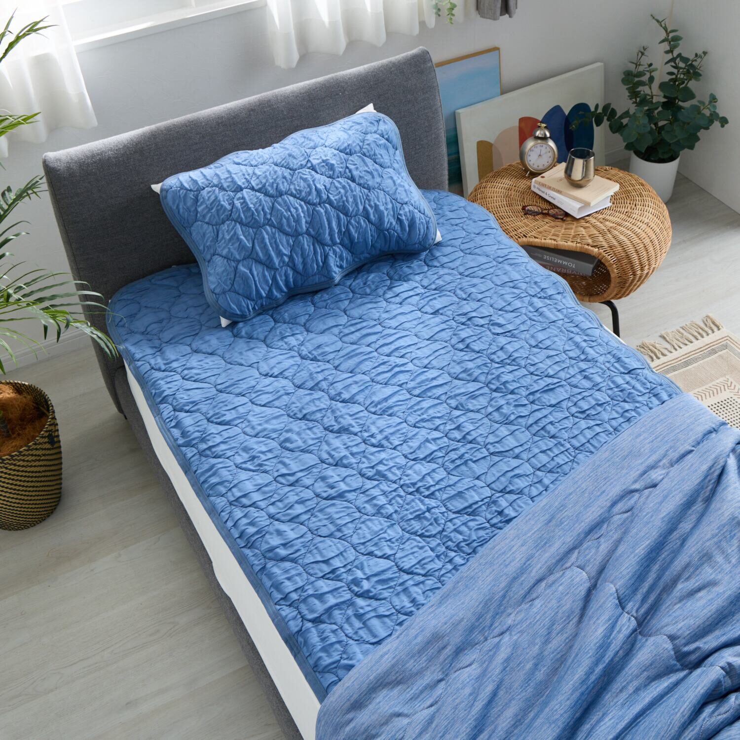 モリリン ＳＯ−ＭＡ リバーシブル敷きパッド ＜ダブル＞