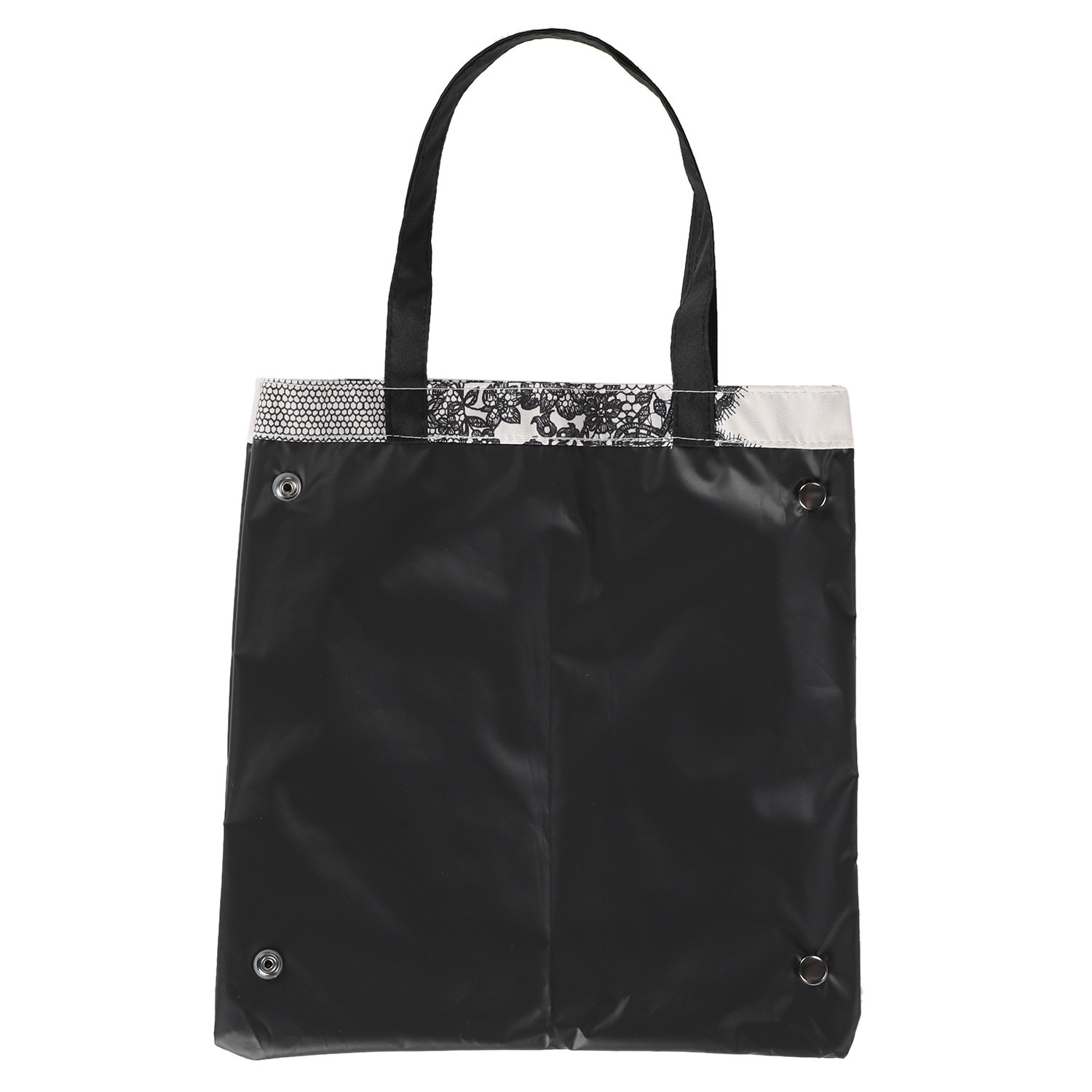 ジュエルレース バイ　ブルーミング 収納バッグ付 簡単開閉 晴雨兼用折りたたみ日傘