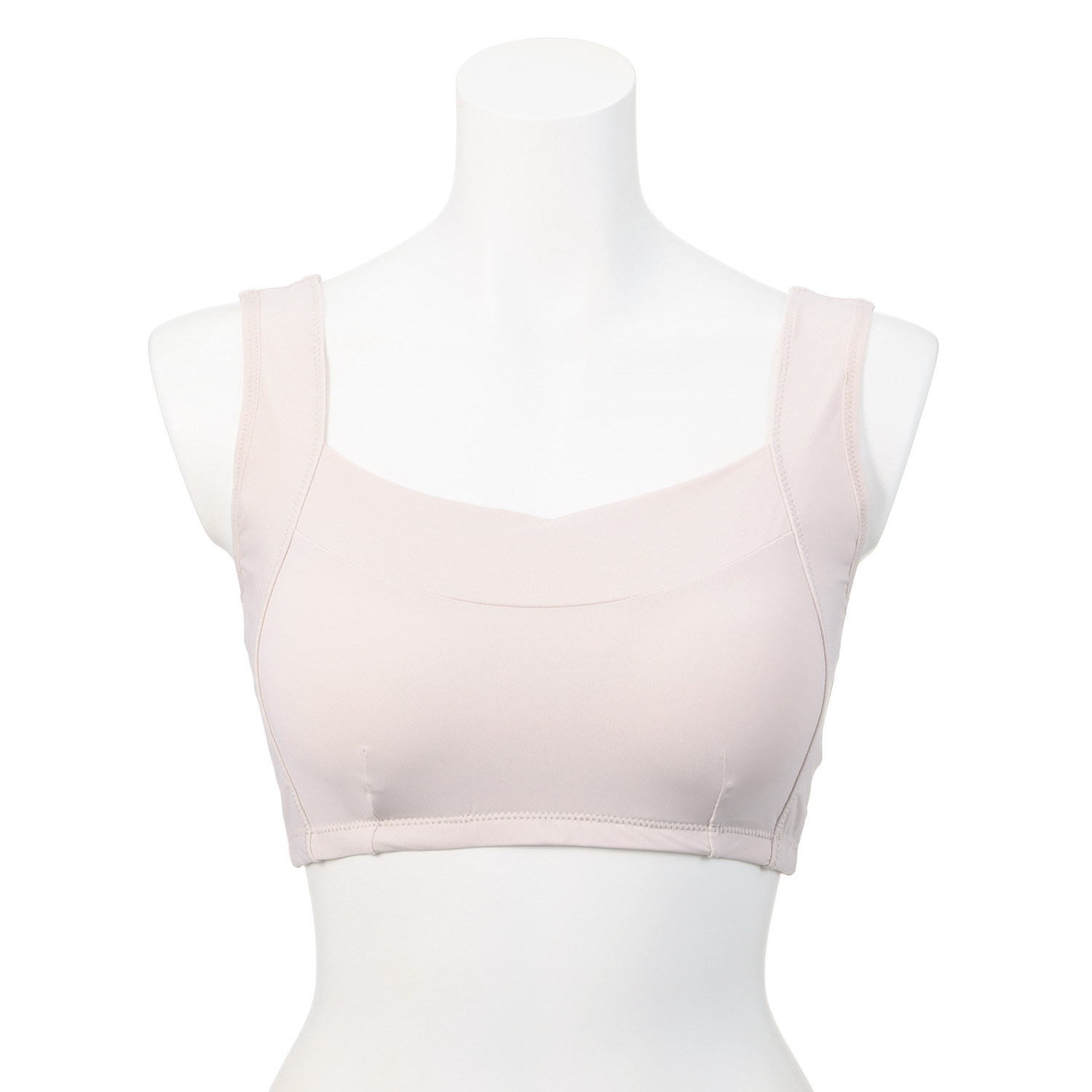 お気軽エステ ナイロンベア天竺 着圧ブラジャー 同色２枚セット