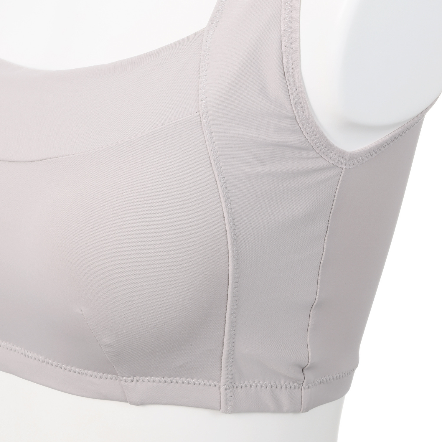 お気軽エステ ナイロンベア天竺 着圧ブラジャー 同色２枚セット