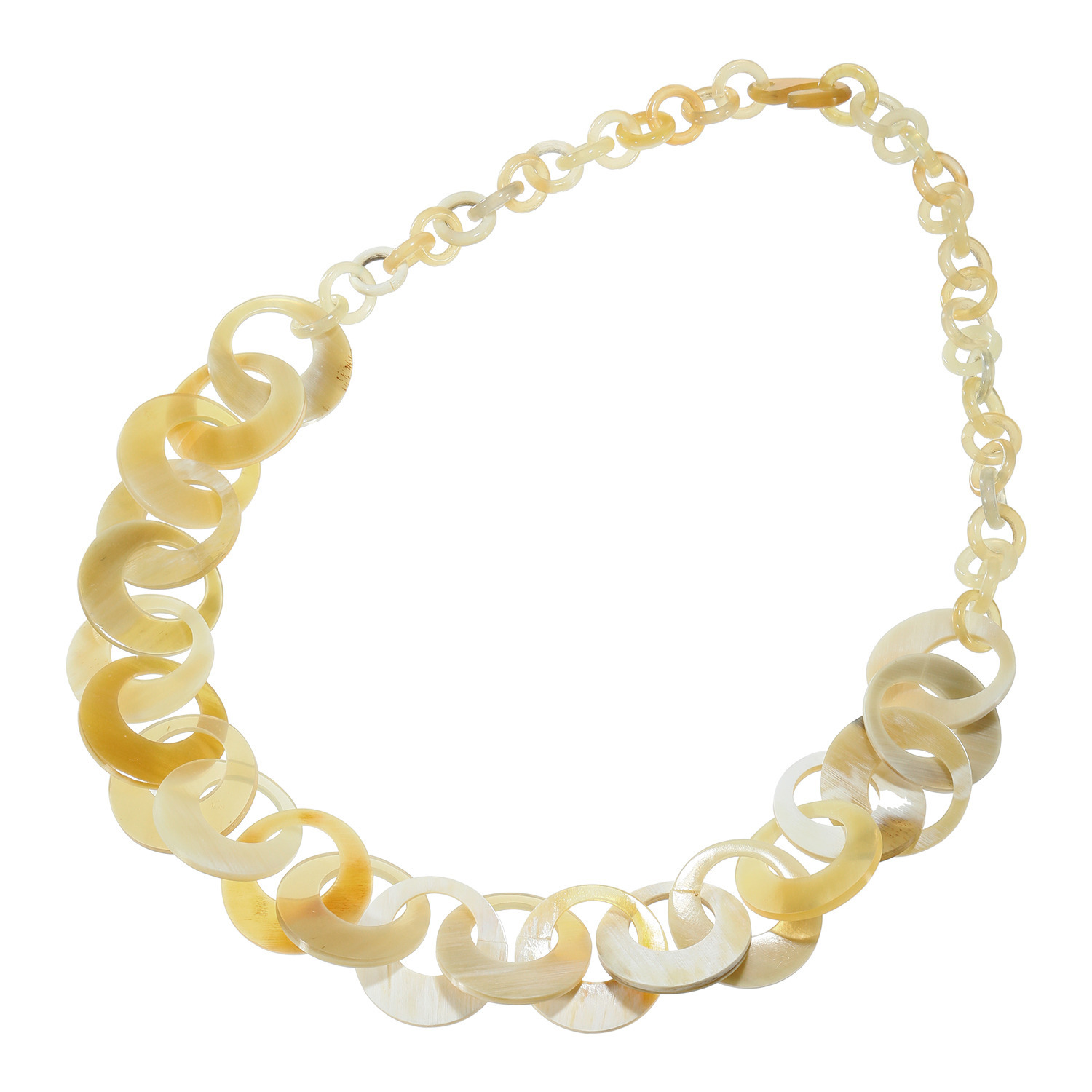 ミル・レーヴ 水牛 ラウンドチェーンデザイン ネックレス