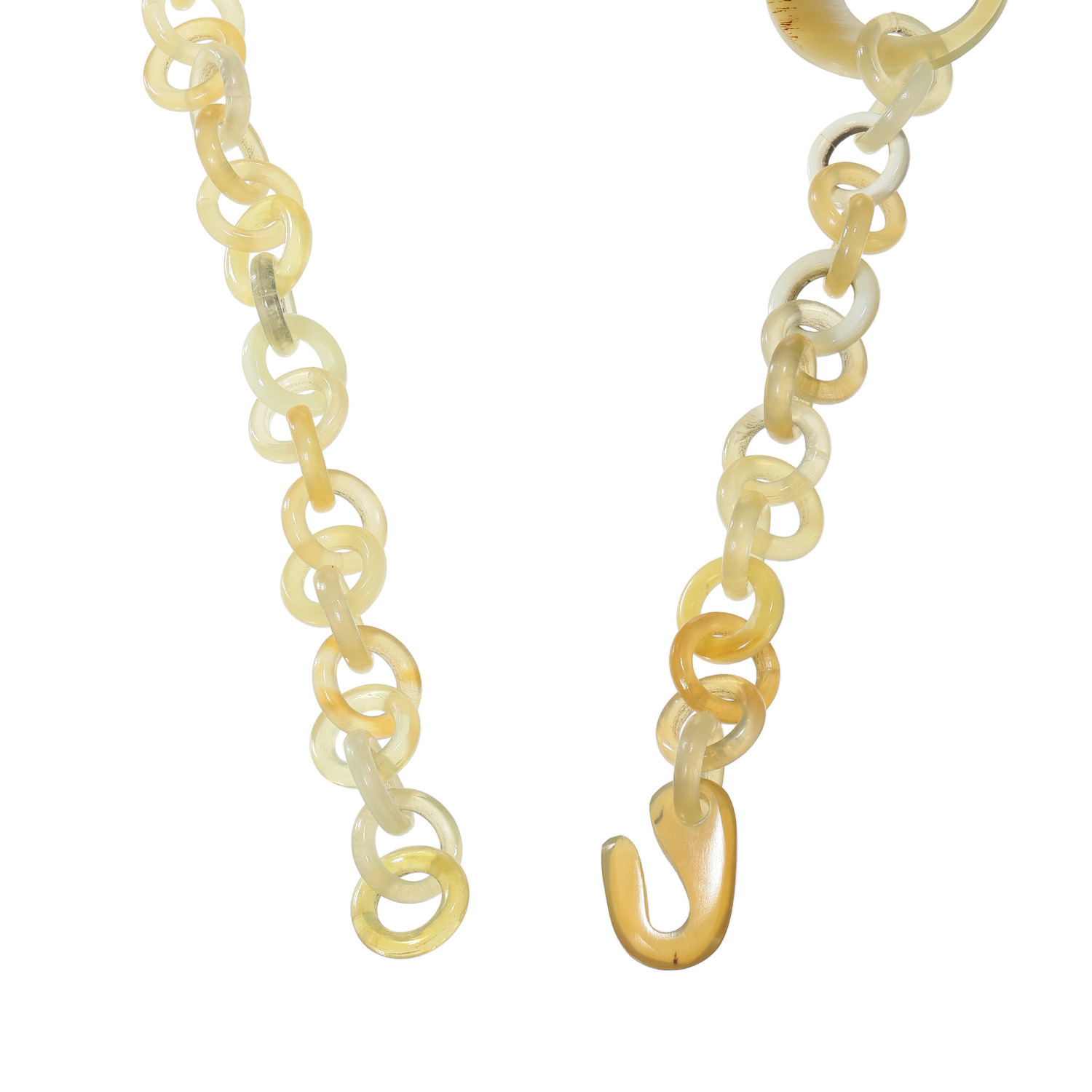 ミル・レーヴ 水牛 ラウンドチェーンデザイン ネックレス