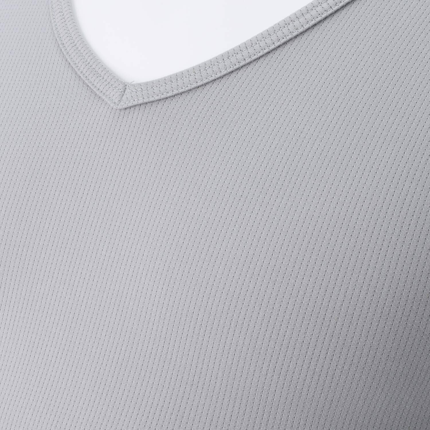 オトコの涼活 メッシュ Ｖネック半袖シャツ 同色２枚セット ＜メンズ＞