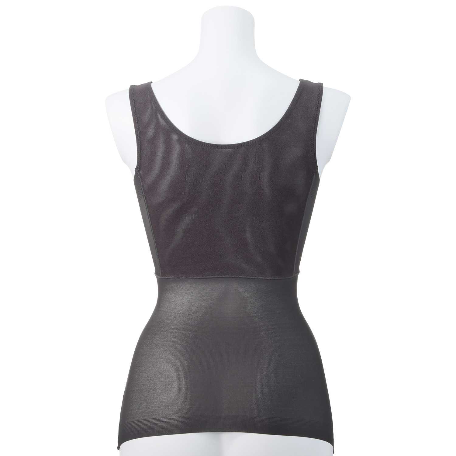 涼感ビューティー 接触冷感 お腹＆背中スッキリ ブラタンクトップ ２枚セット