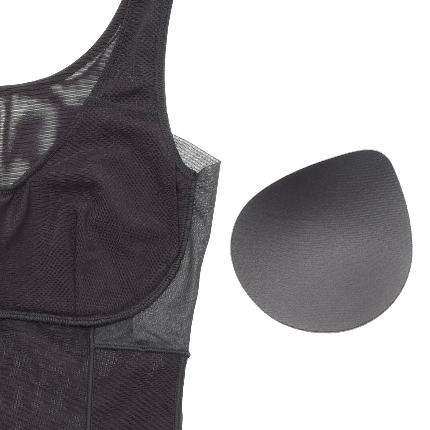 涼感ビューティー 接触冷感 お腹＆背中スッキリ ブラタンクトップ ２枚セット