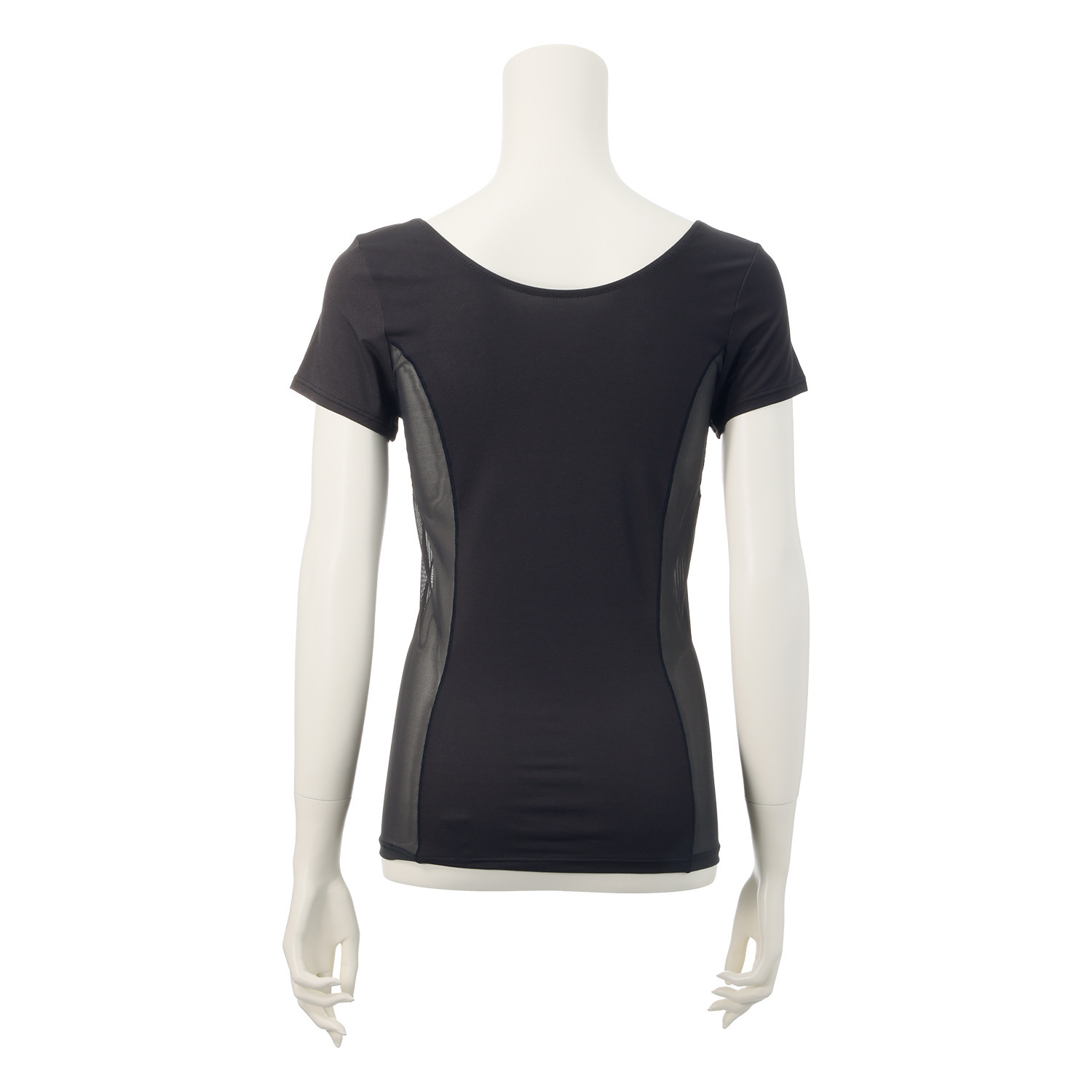 涼感ビューティー 接触冷感 汗取り付 脇メッシュ フレンチスリーブインナー ２枚セット