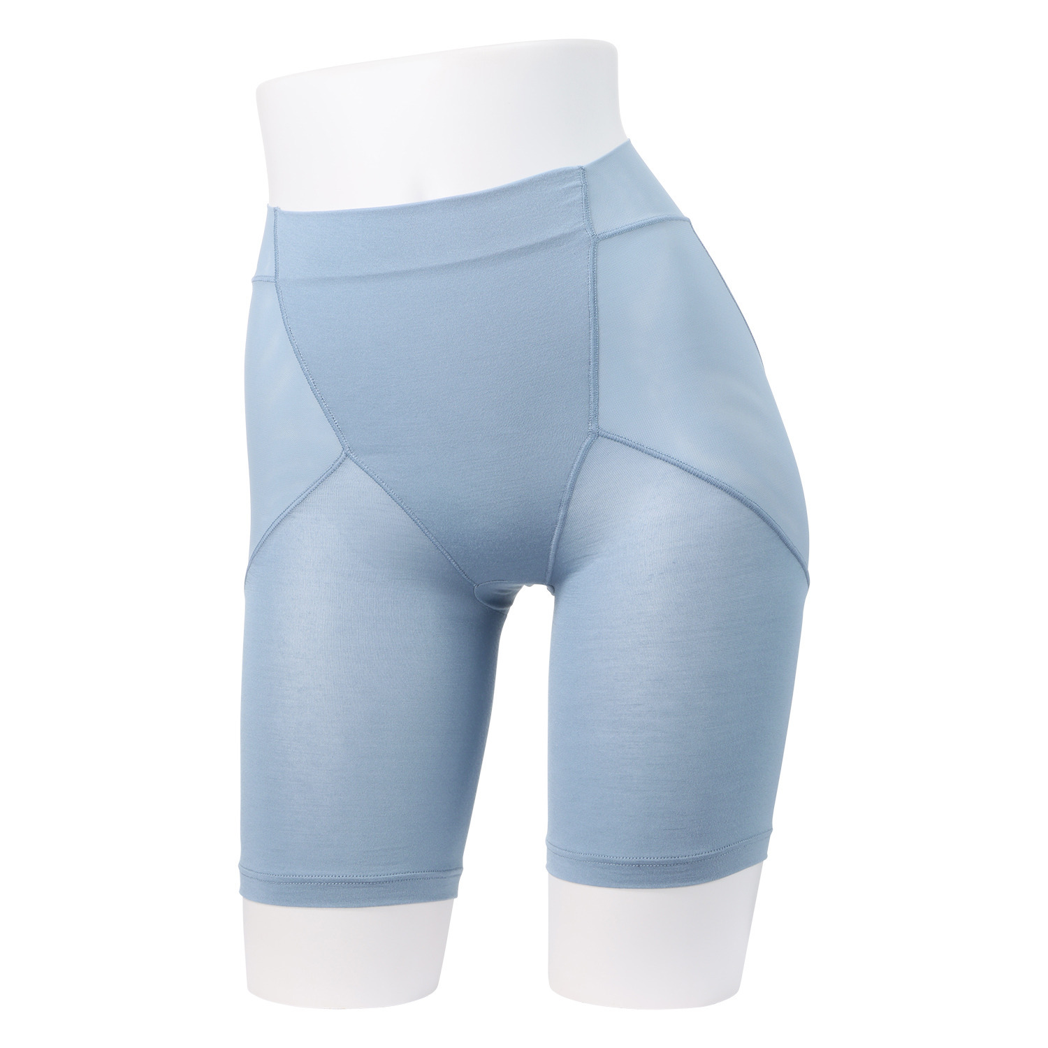 涼感ビューティー 接触冷感 お腹＆骨盤＆ヒップを サポート 五分丈ボトム２枚セット