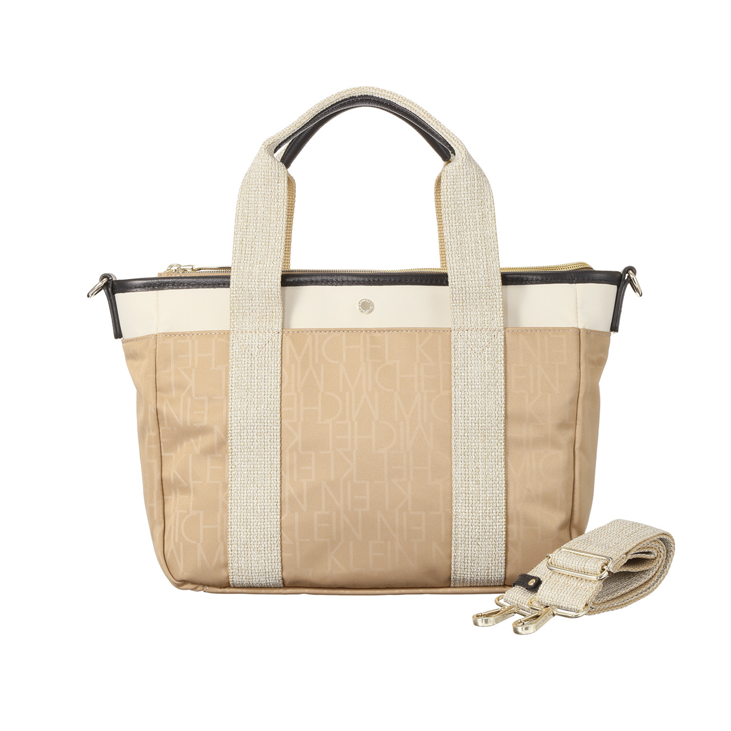 ミッシェル　クラン はっ水 ホットエンボス ２ウェイトートバッグ