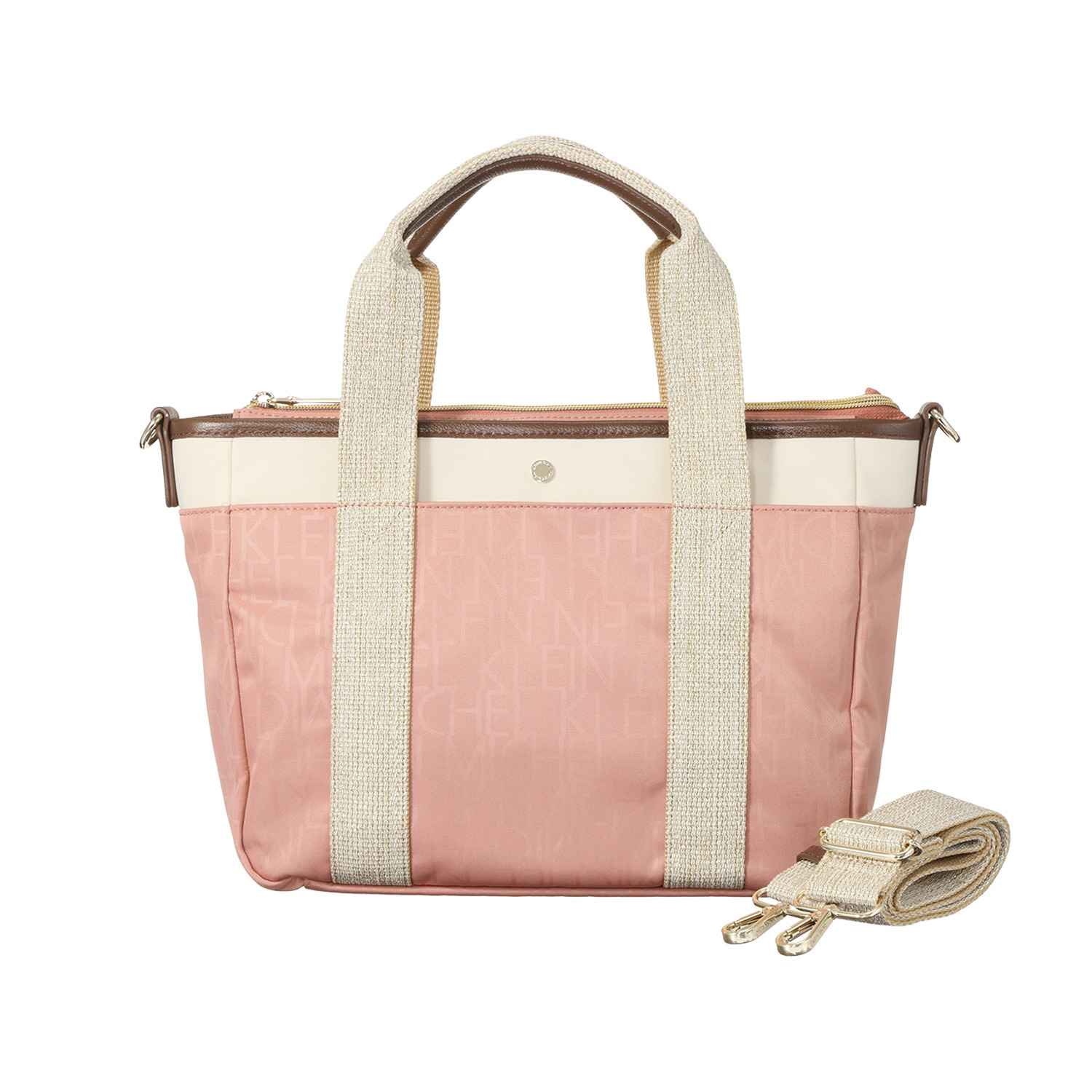 ミッシェル　クラン はっ水 ホットエンボス ２ウェイトートバッグ