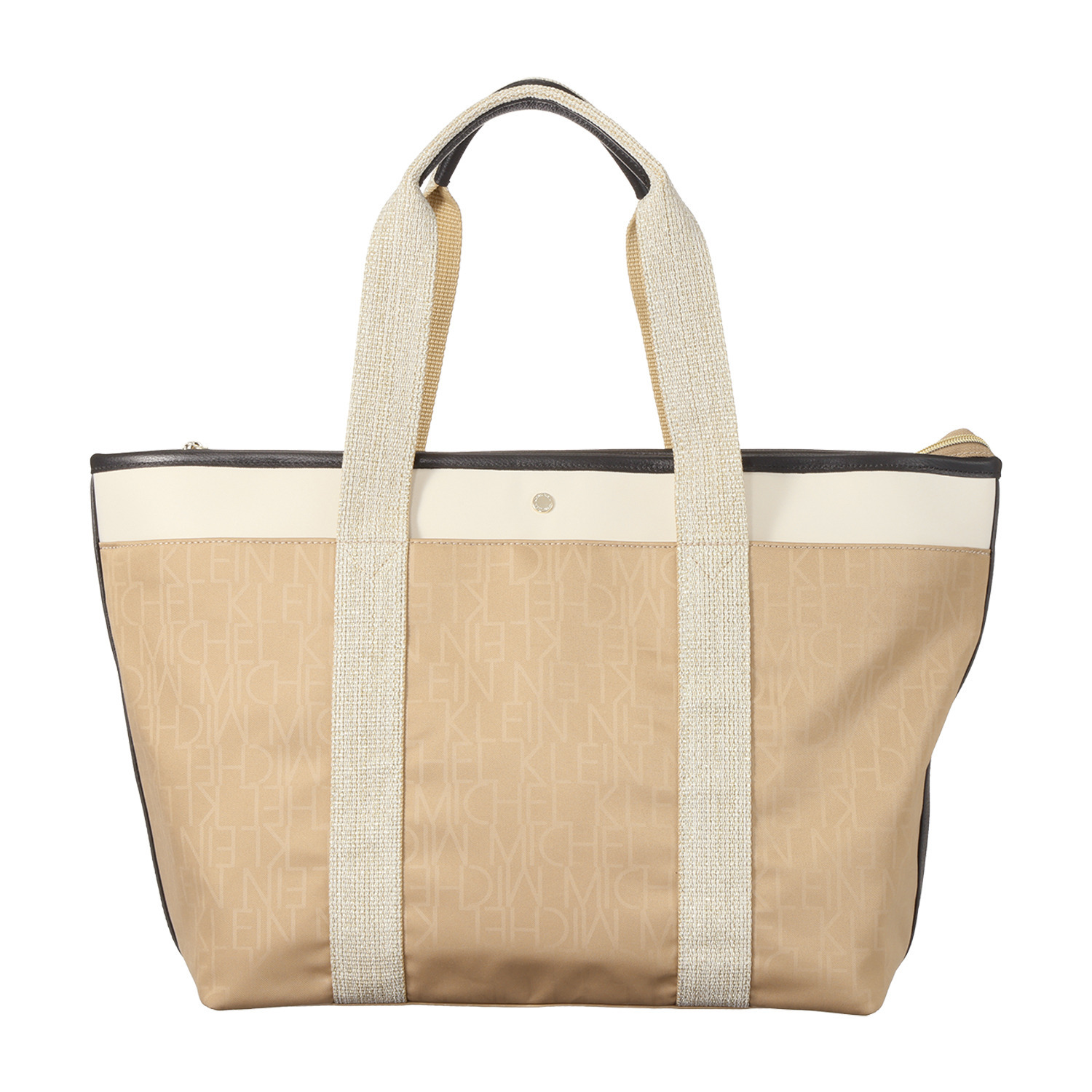 ミッシェル　クラン はっ水 ホットエンボス キャリーホルダー付 Ａ４対応トートバッグ