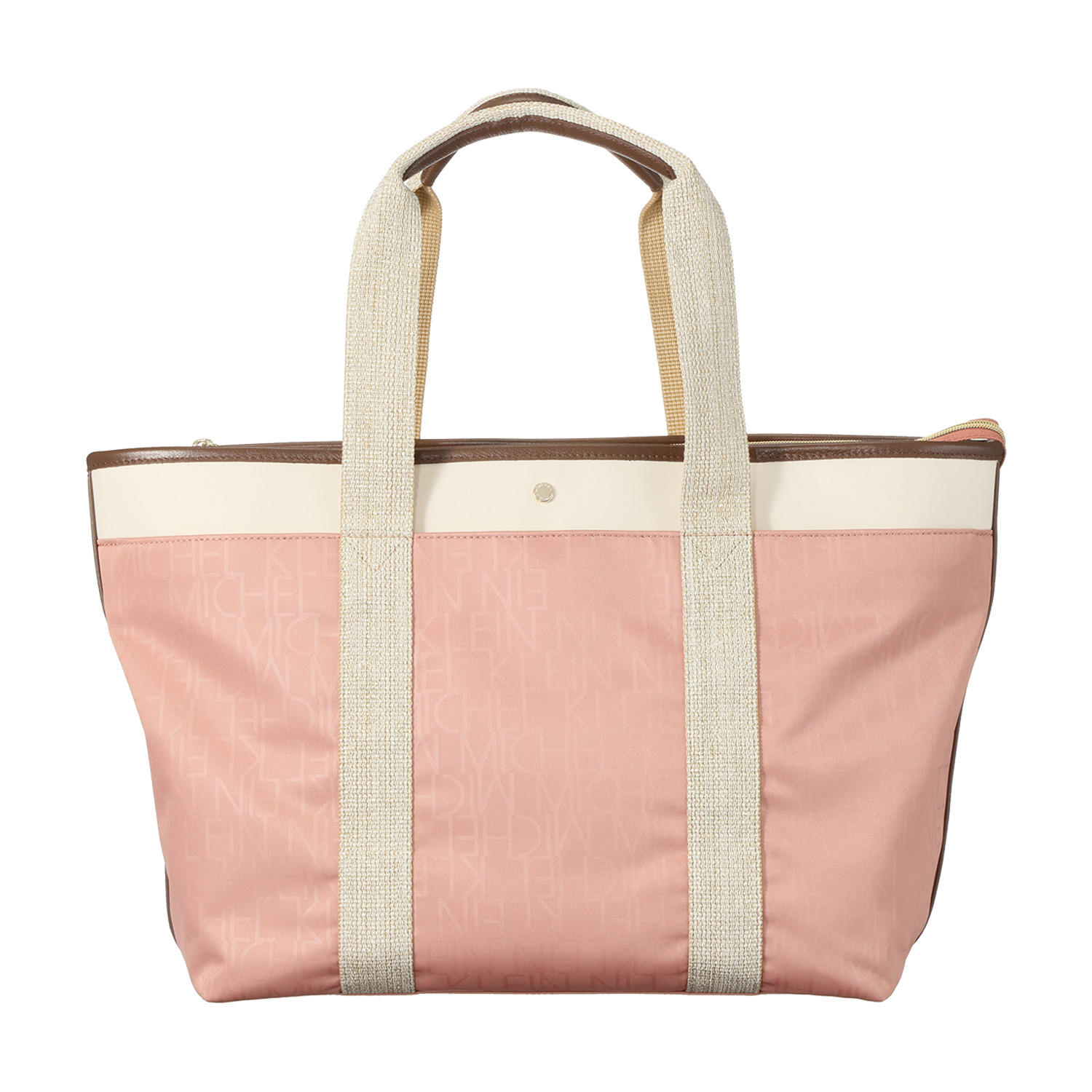 ミッシェル　クラン はっ水 ホットエンボス キャリーホルダー付 Ａ４対応トートバッグ