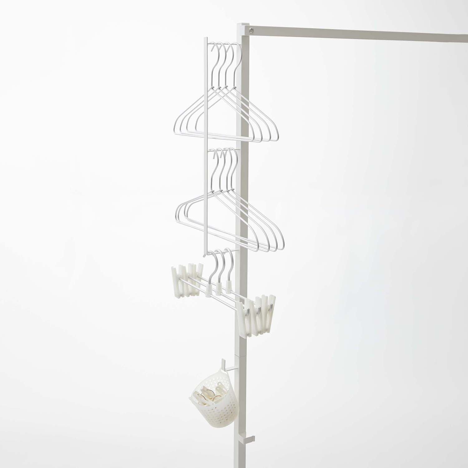 山崎実業　タワー サッと広げて簡単設置！ 折り畳み室内物干し