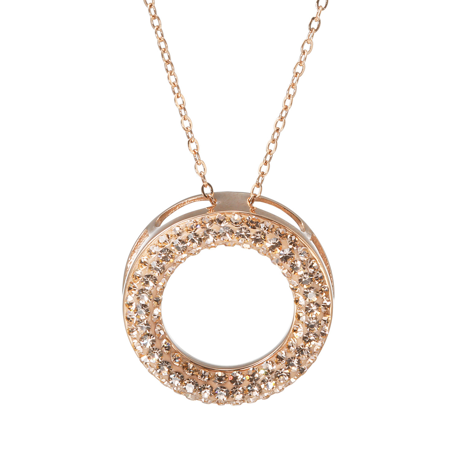 エービーステン ステンレス キラキラビジュウ リングデザイン ペンダント