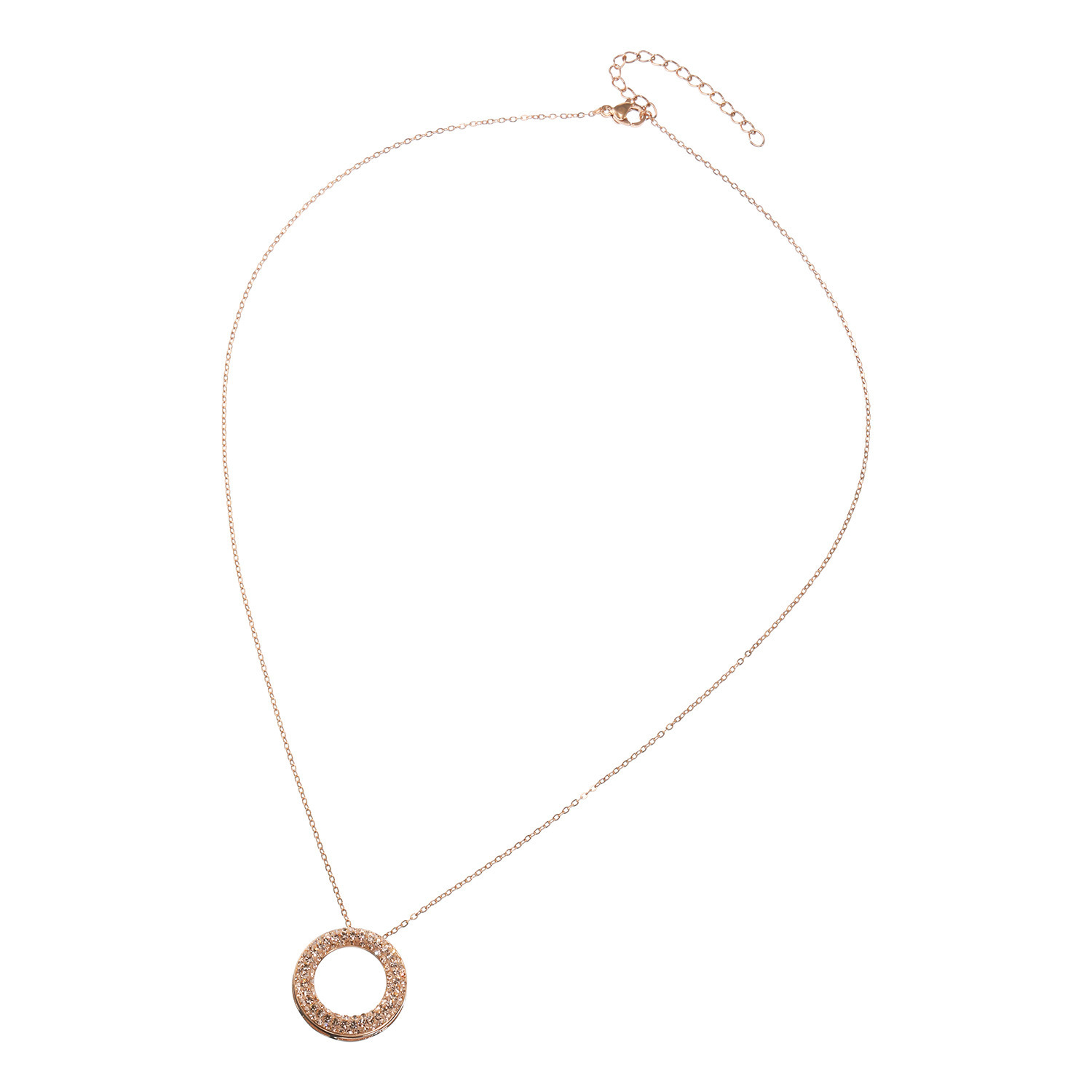 エービーステン ステンレス キラキラビジュウ リングデザイン ペンダント